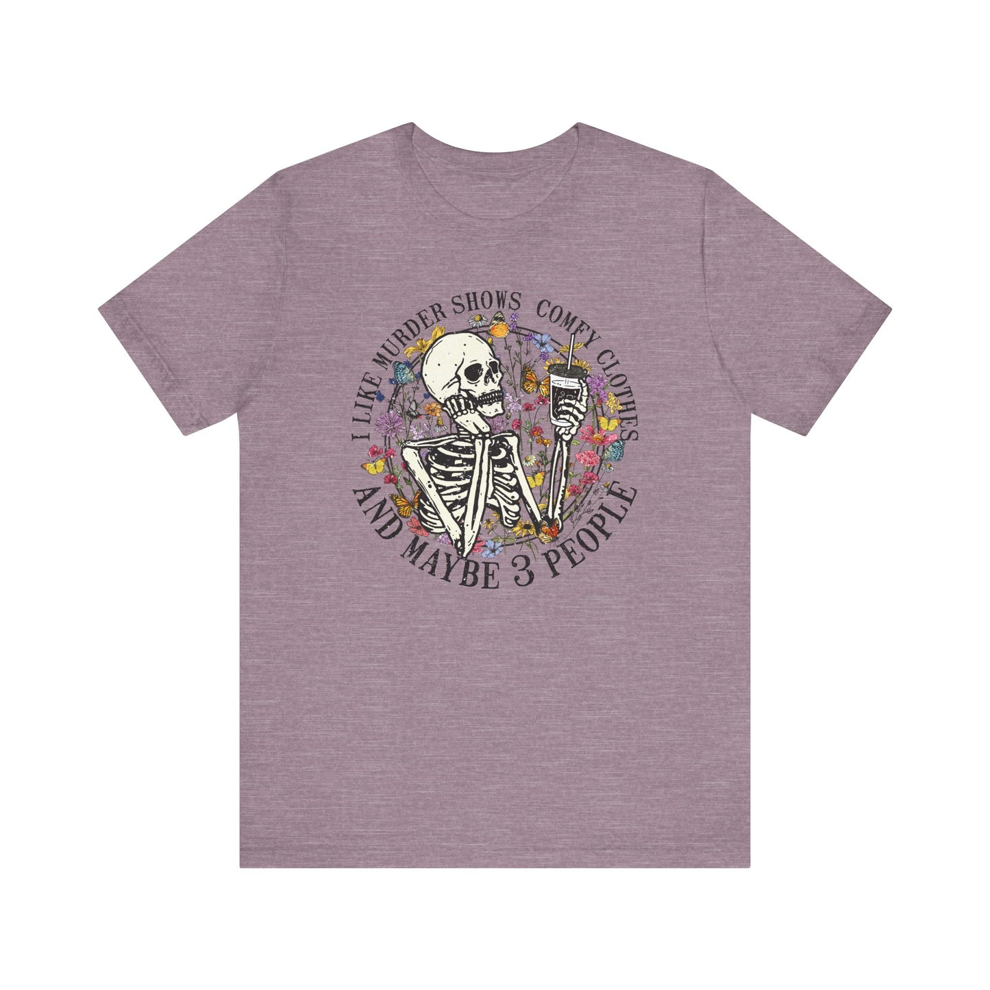 Murder Shows, Comfy Clothes🌸 Unisex Jersey Short Sleeve Tee