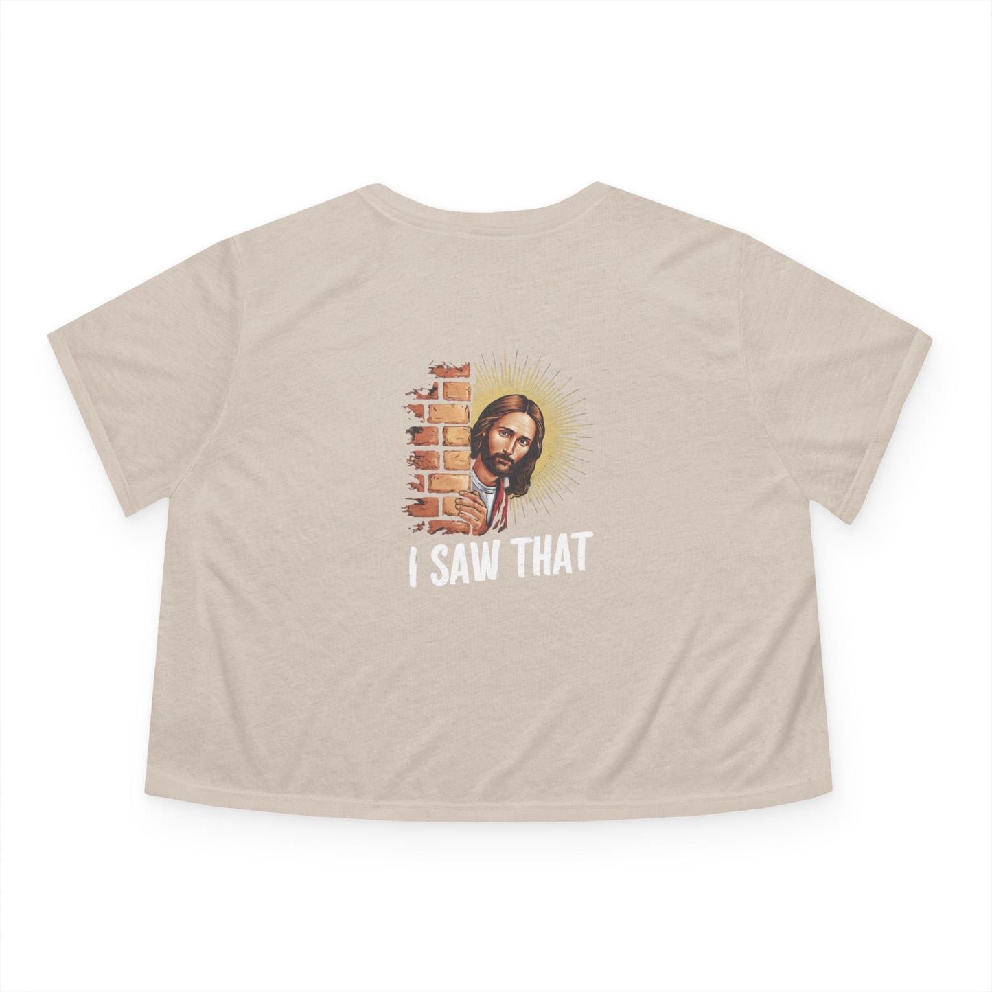 Is He Dead Yet🔥Women's Flowy Cropped Tee