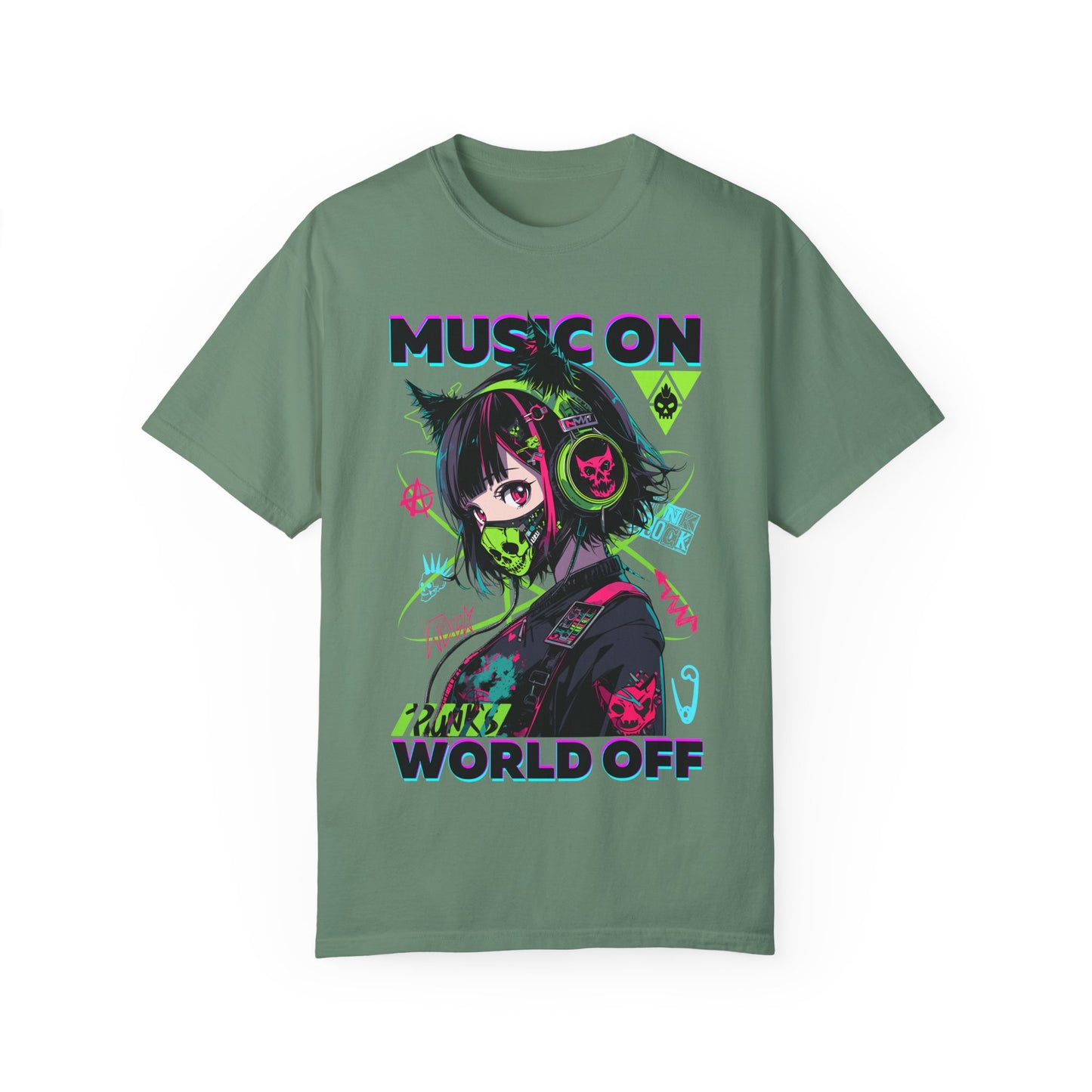 Music On, World Off🎧 Unisex T-shirt