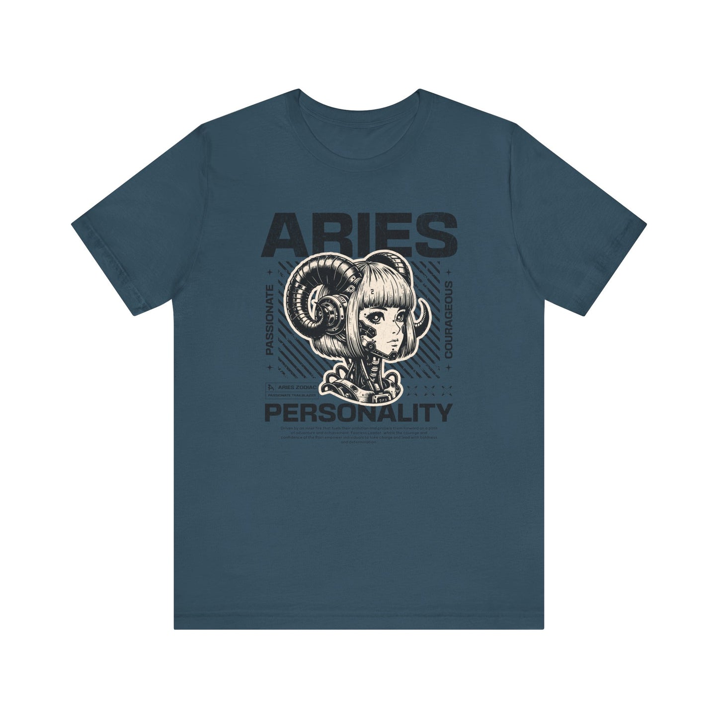 Aries – Passionate & Fearless ♈Unisex Jersey Short Sleeve Tee