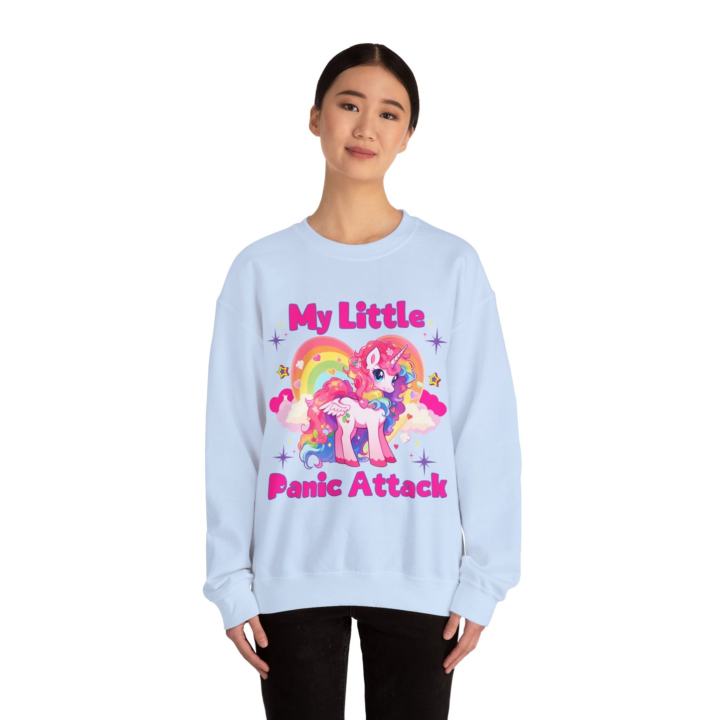 My Lil PanicUnisex💖Heavy Blend™ Crewneck Sweatshirt