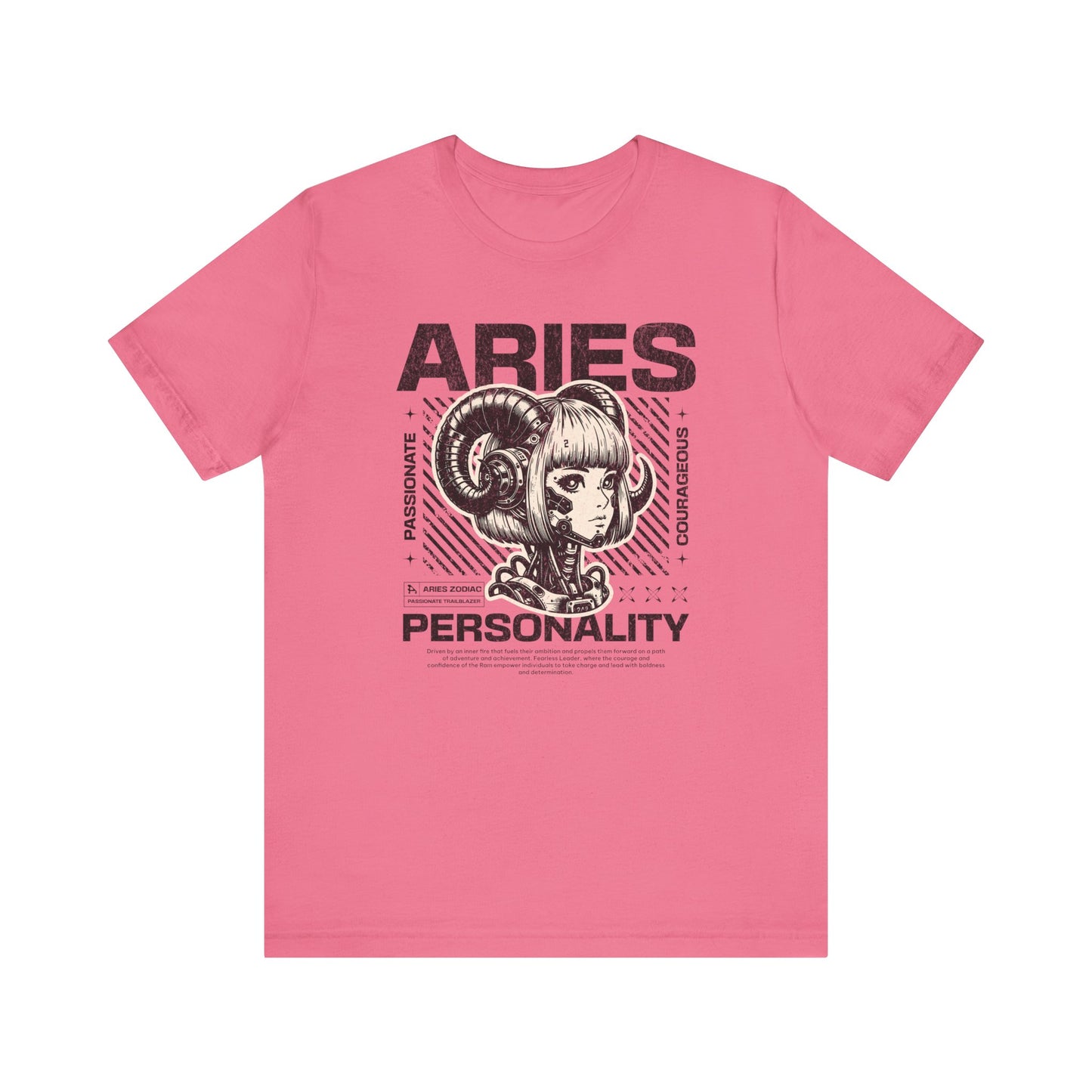 Aries – Passionate & Fearless ♈Unisex Jersey Short Sleeve Tee