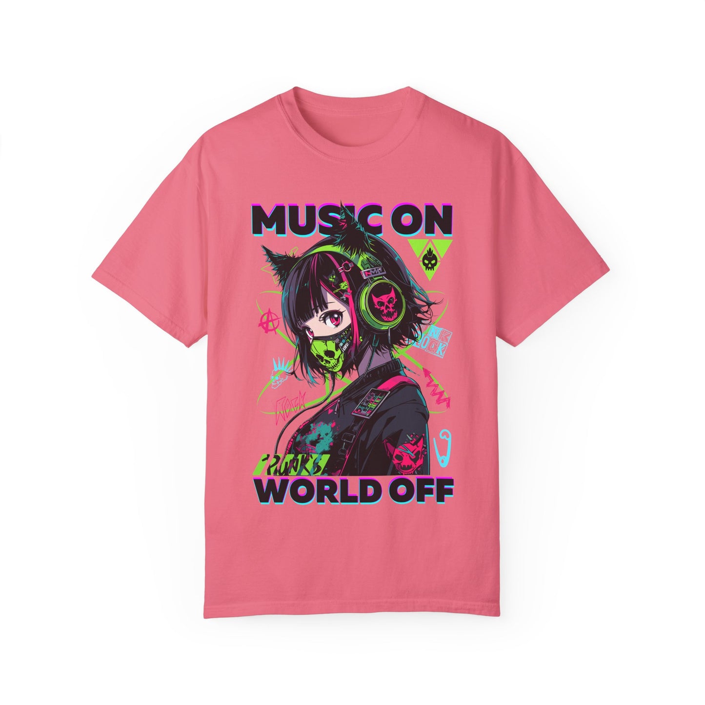 Music On, World Off🎧 Unisex T-shirt