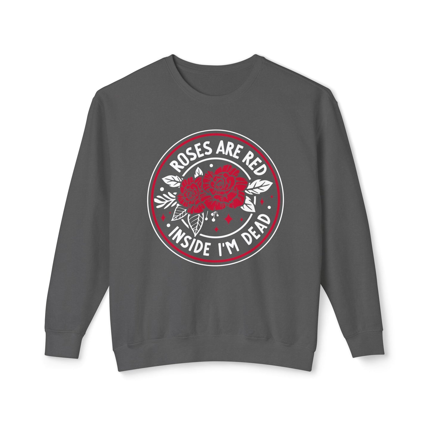 Roses are Red🌹Unisex Lightweight Crewneck Sweatshirt