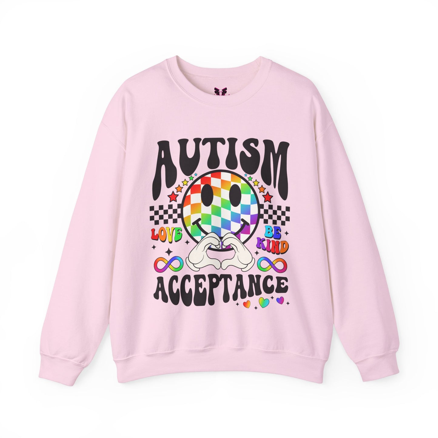 Autism Love Unisex💛 Heavy Blend™ Crewneck Sweatshirt
