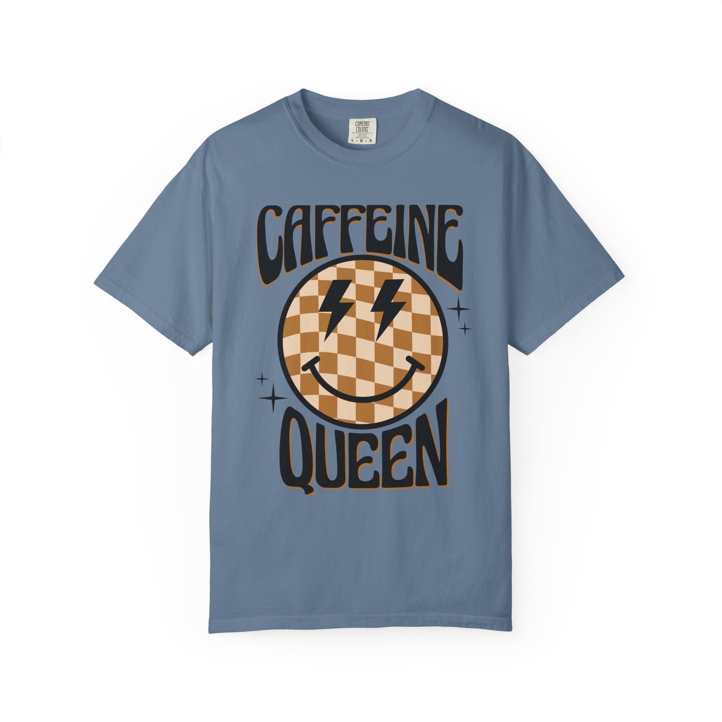 Caffeine Queen☕👑 Unisex Garment-Dyed T-shirt