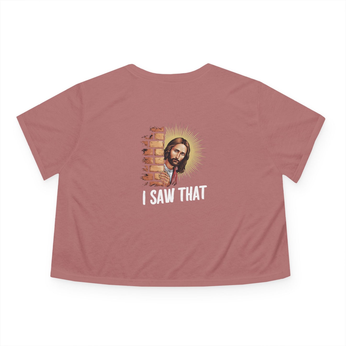 Is He Dead Yet🔥Women's Flowy Cropped Tee