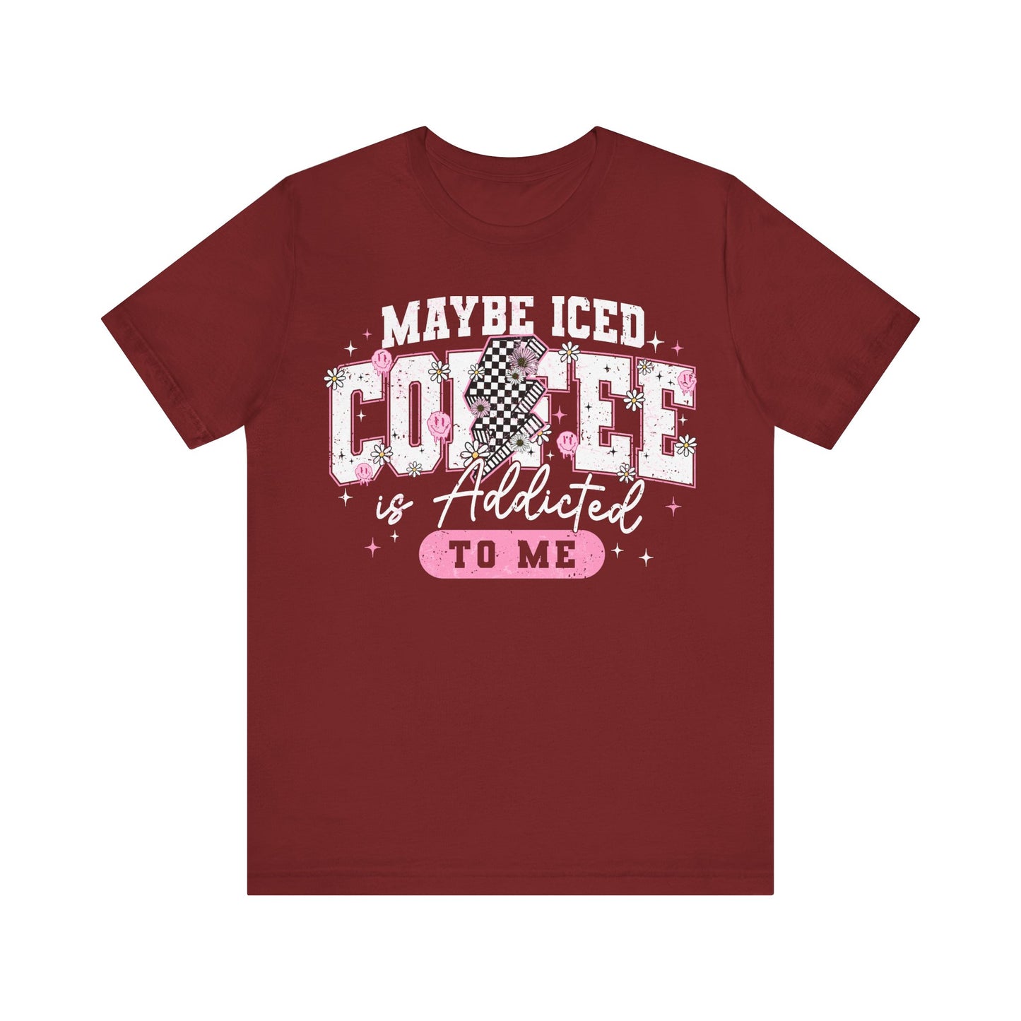 Maybe Iced Coffee⚡Unisex Jersey Short Sleeve Tee