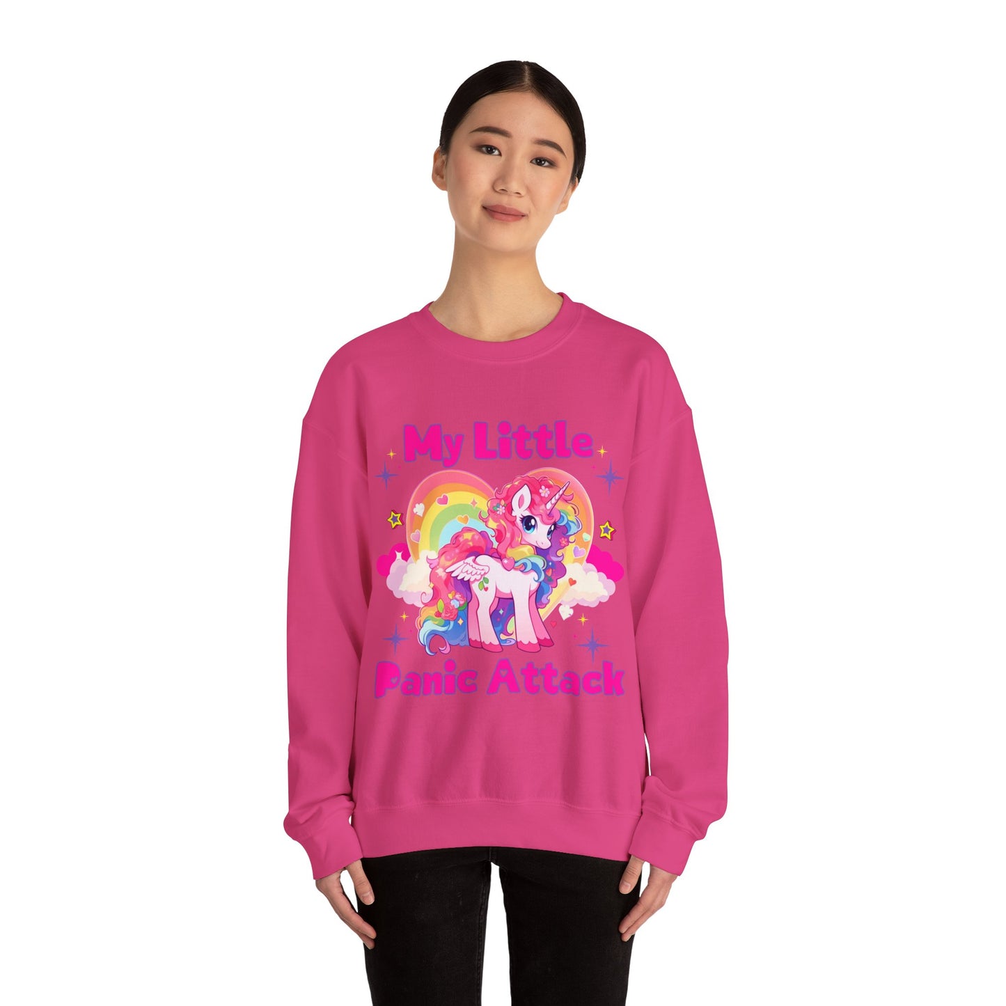 My Lil PanicUnisex💖Heavy Blend™ Crewneck Sweatshirt