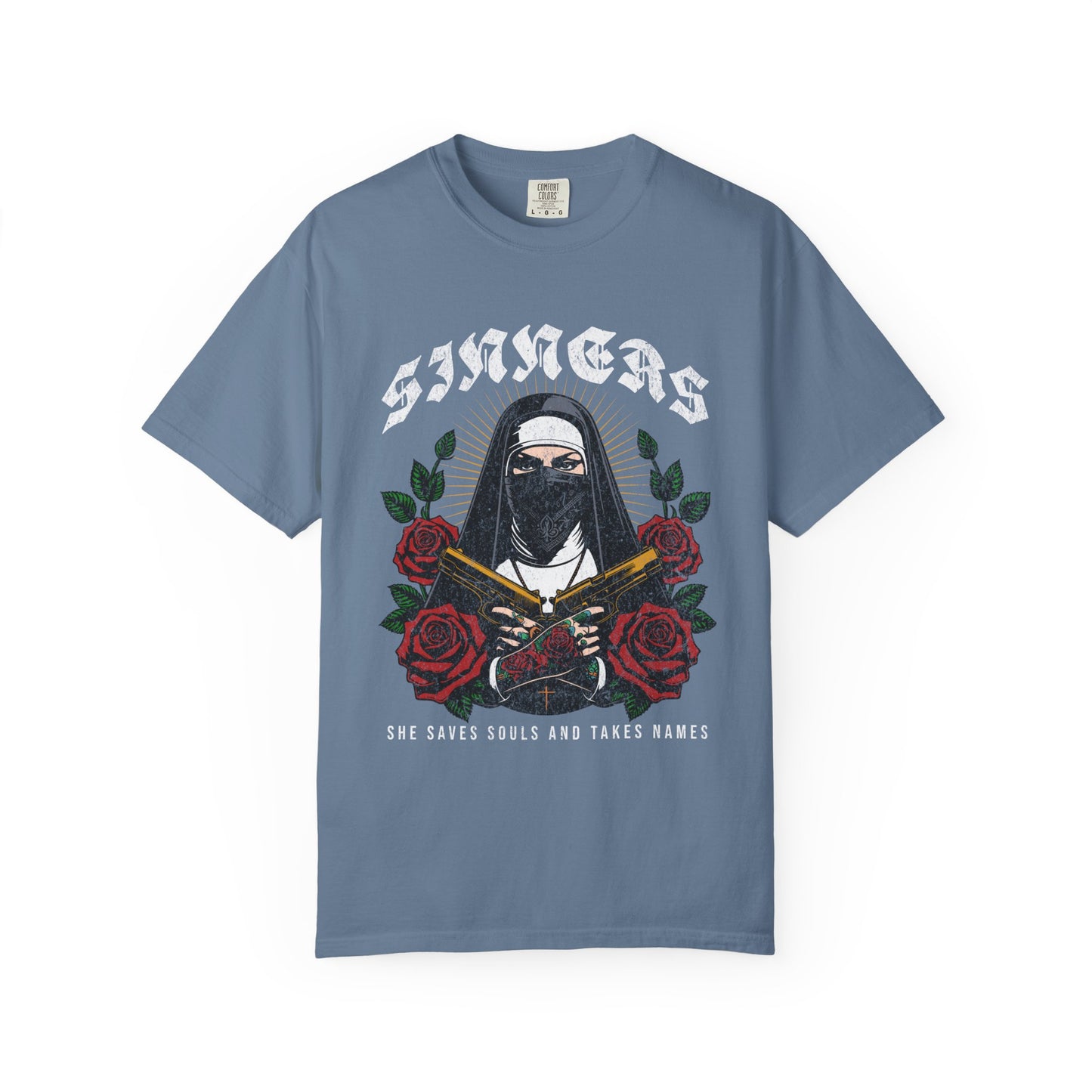 Sinners💀 Unisex Garment-Dyed T-shirt