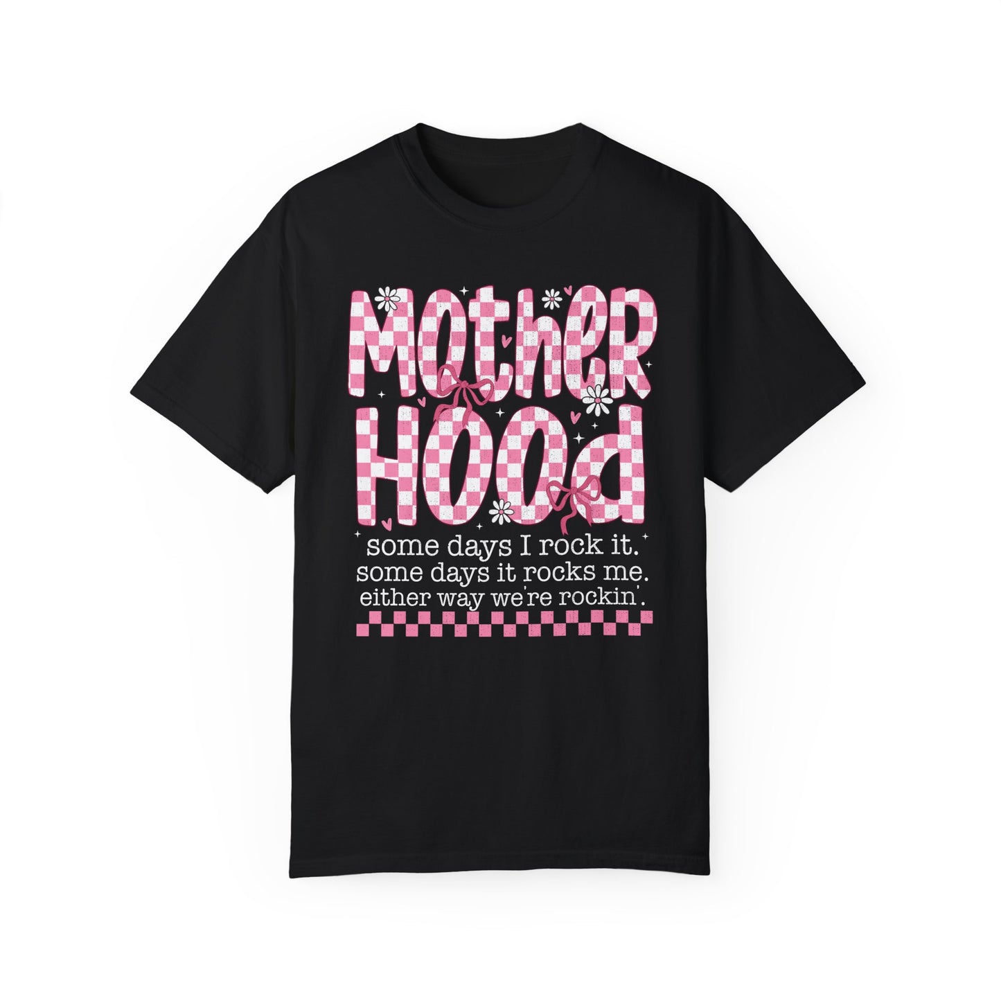 Motherhood Rockin💖 Unisex Garment-Dyed T-shirt
