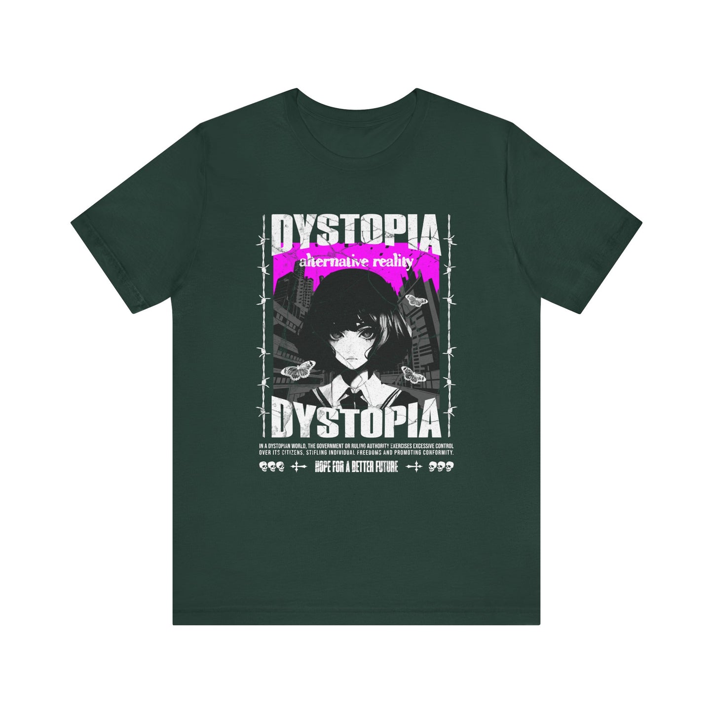 Dystopia🦋 Unisex Jersey Short Sleeve Tee
