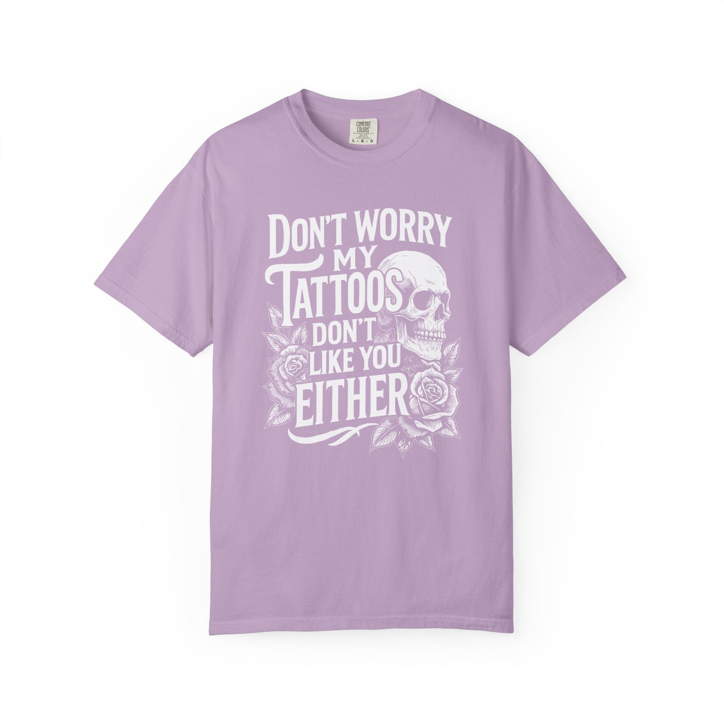 Don’t worry💀Unisex Garment-Dyed T-shirt