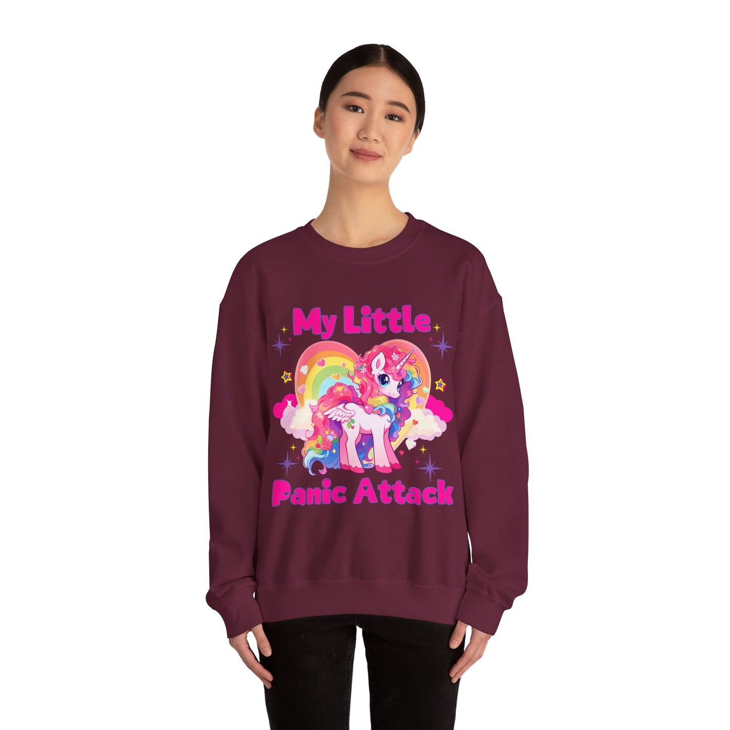 My Lil PanicUnisex💖Heavy Blend™ Crewneck Sweatshirt