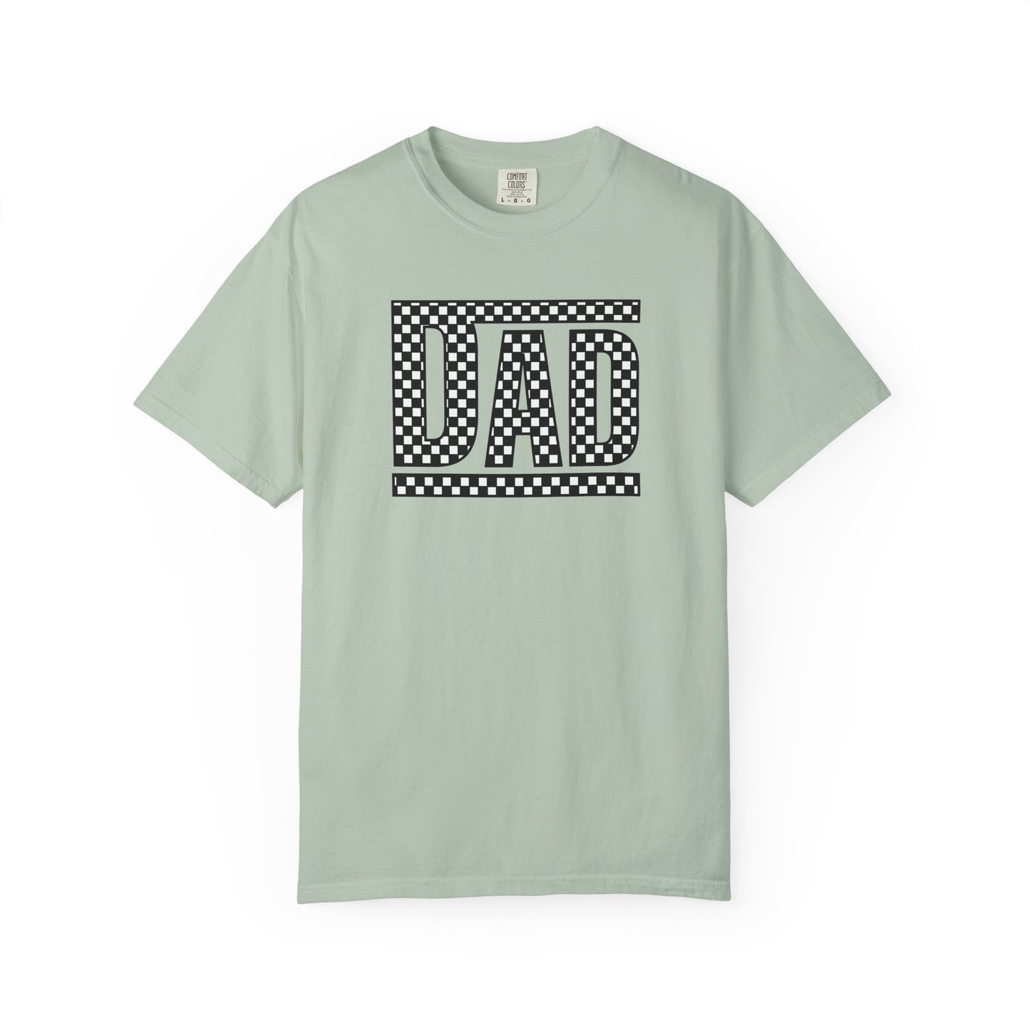 Checkered DAD🖤🤍 Unisex Garment-Dyed T-shirt