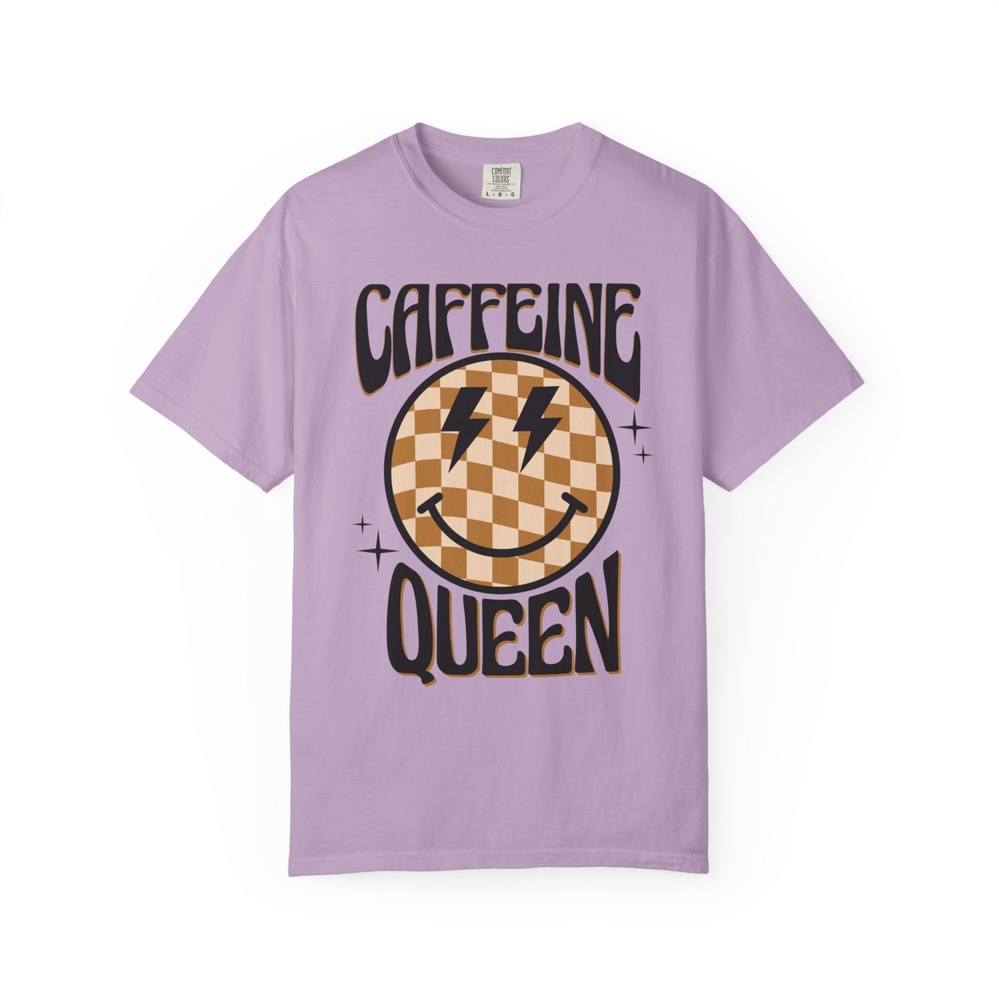 Caffeine Queen☕👑 Unisex Garment-Dyed T-shirt