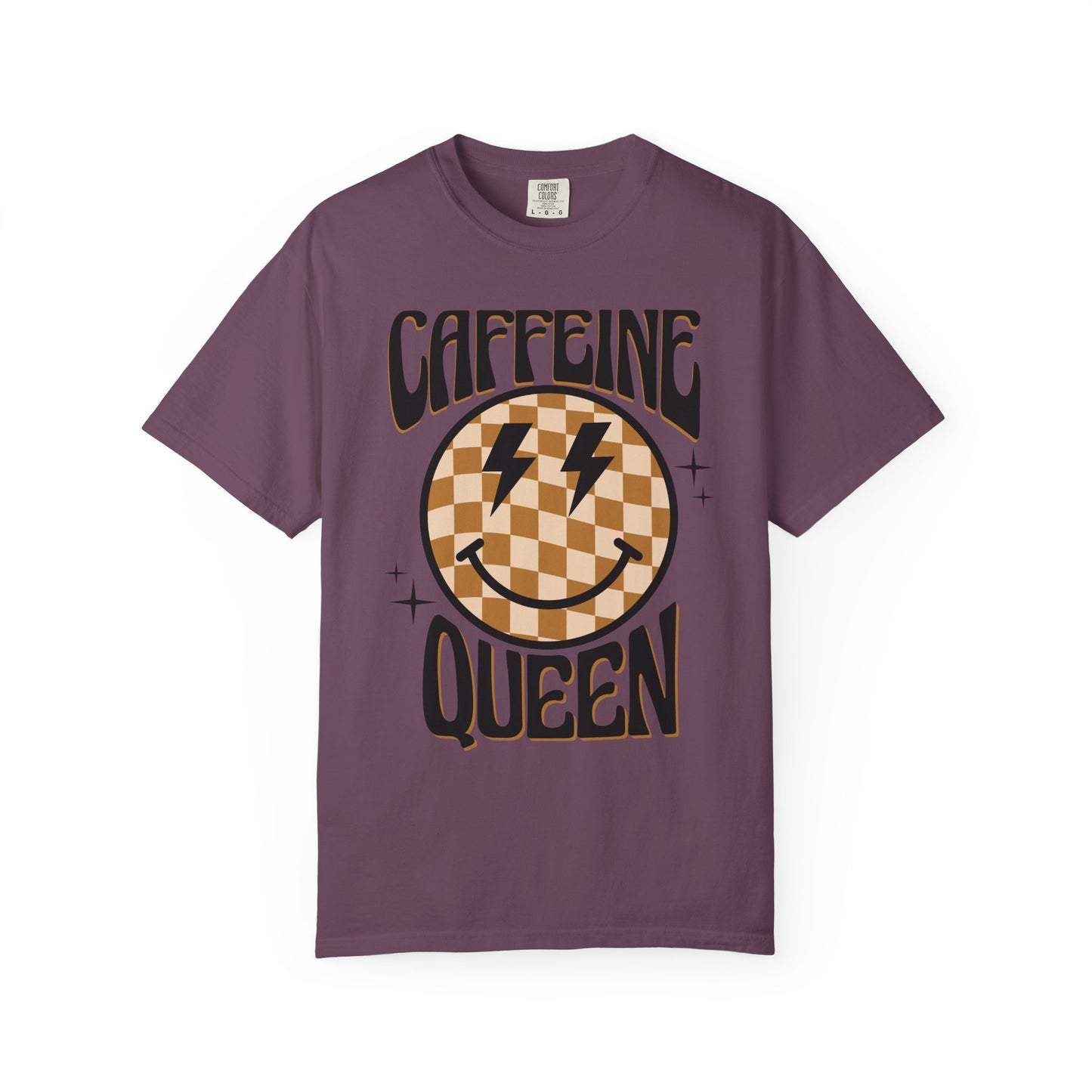 Caffeine Queen☕👑 Unisex Garment-Dyed T-shirt