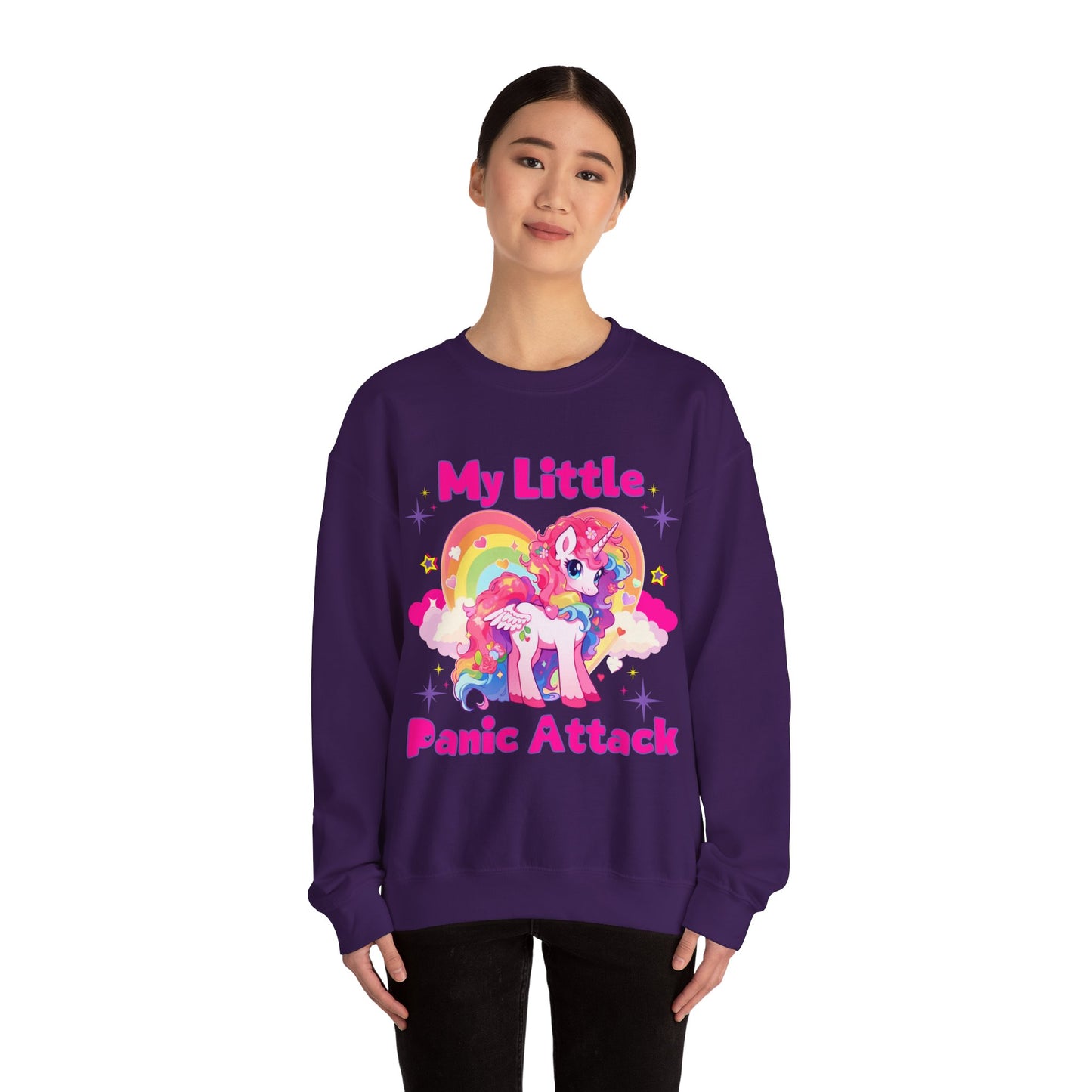 My Lil PanicUnisex💖Heavy Blend™ Crewneck Sweatshirt