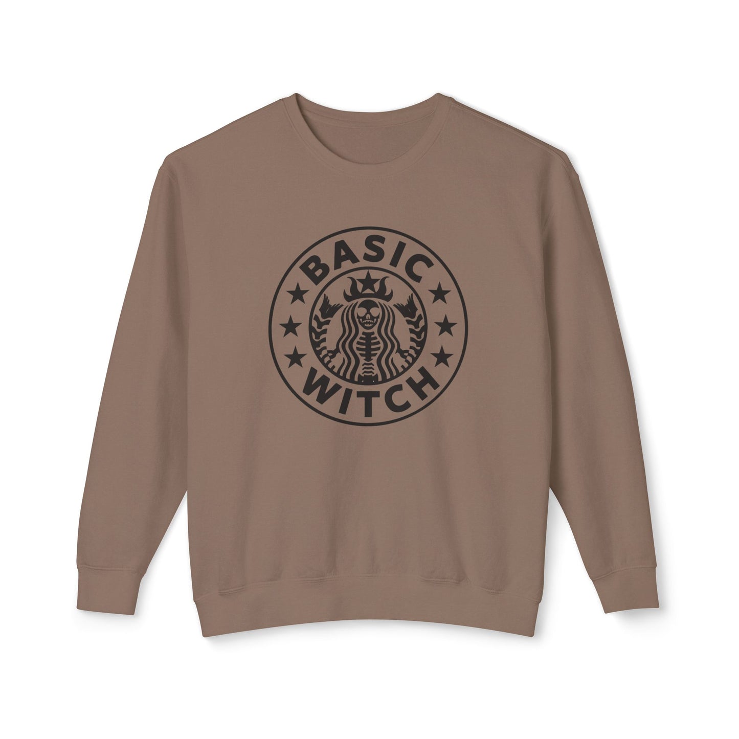 Cozy Basic Witch 🧙♀️Unisex Lightweight Crewneck Sweatshirt