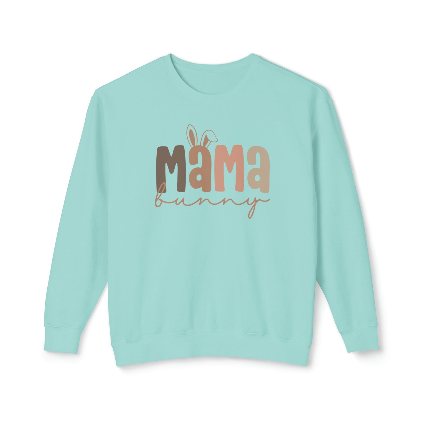 Mama Bunny 🐰Unisex Lightweight Crewneck Sweatshirt