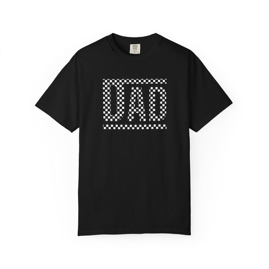 Checkered DAD🖤🤍  Unisex Garment-Dyed T-shirt