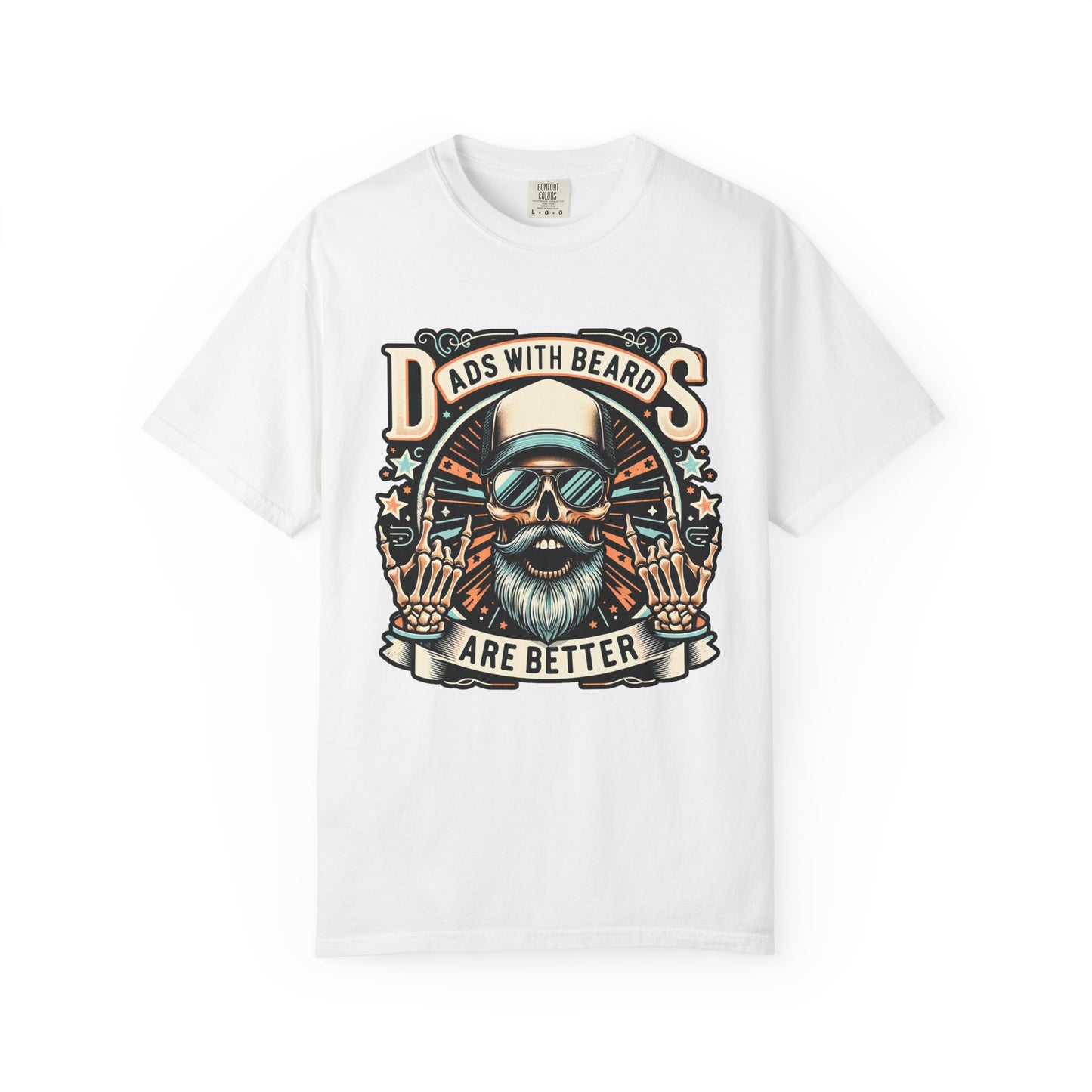 Dads with Beards Are Better 🧔‍♂️ Unisex Garment-Dyed T-shirt