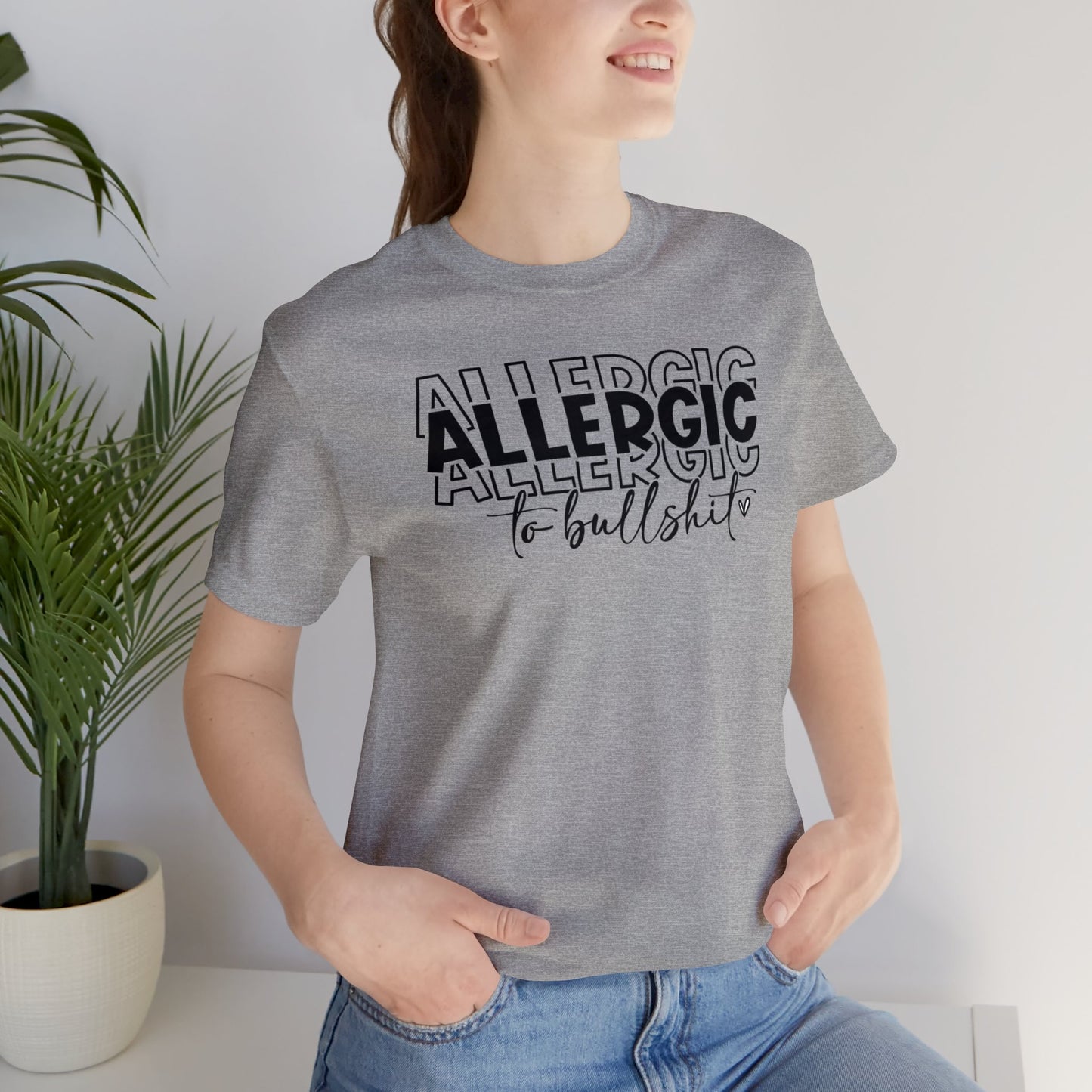 Allergic to Bull 🚫Unisex Jersey Short Sleeve Tee