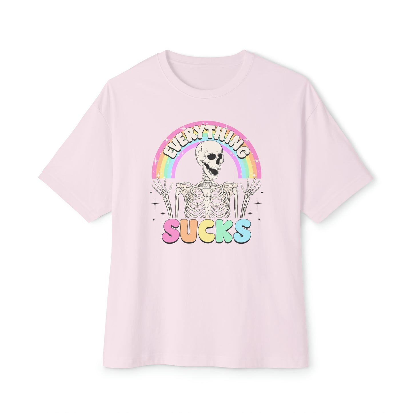 Everything Sucks 🌈Unisex Oversized Boxy Tee