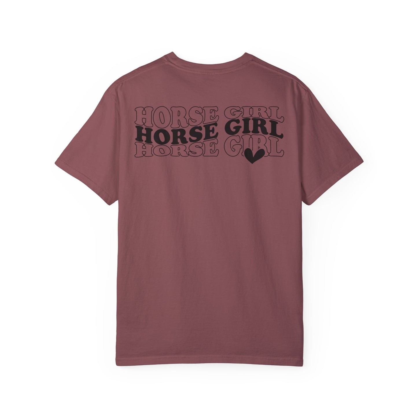 Horse Girl 🐴Unisex Garment-Dyed T-shirt