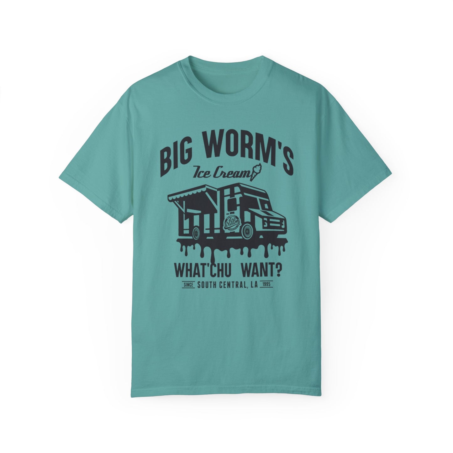 Big Worm Ice Cream 🍦Unisex Garment-Dyed T-shirt