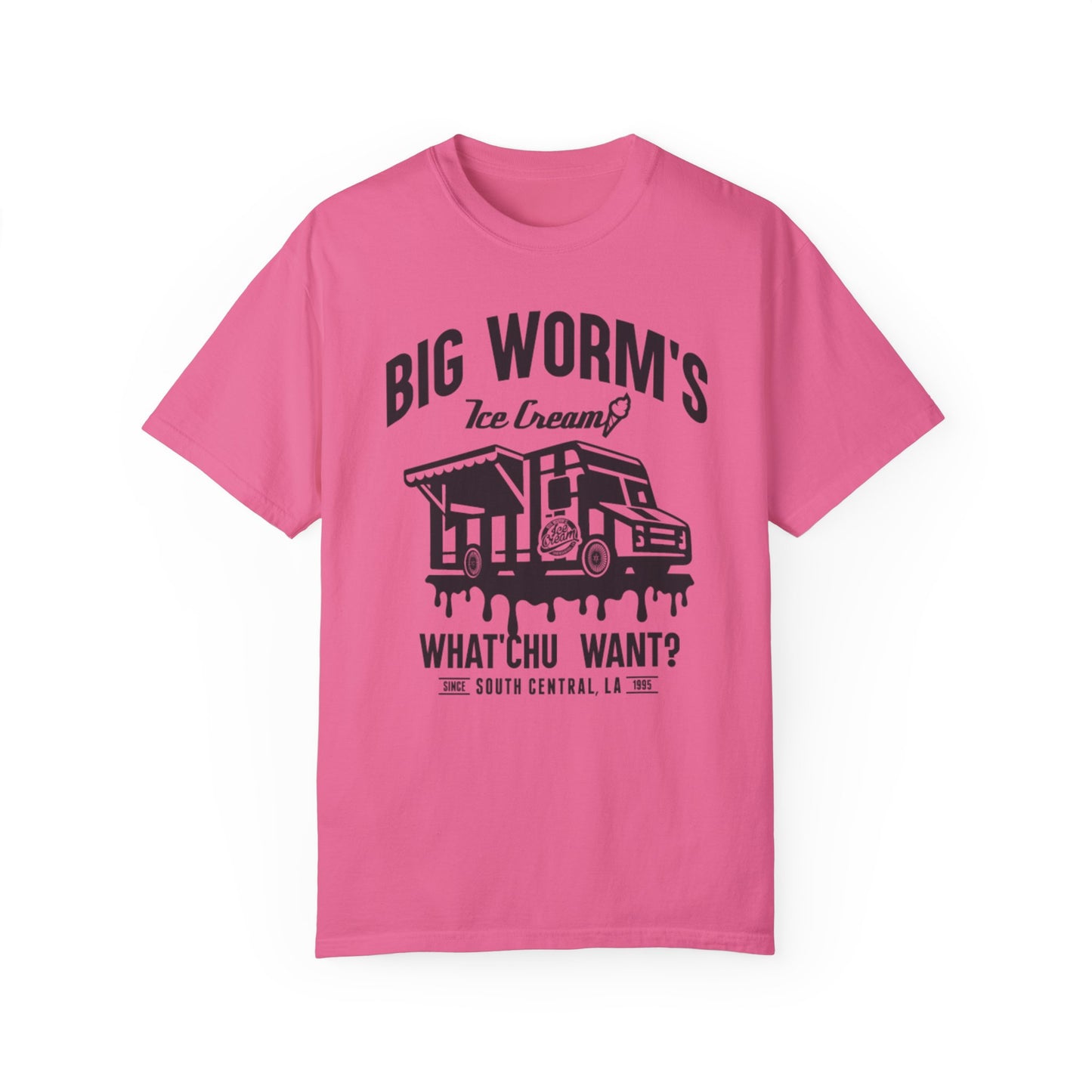 Big Worm Ice Cream 🍦Unisex Garment-Dyed T-shirt