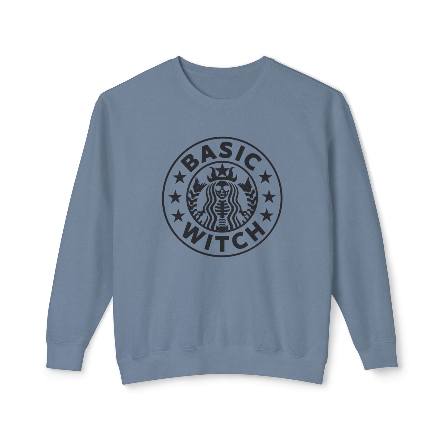 Cozy Basic Witch 🧙‍♀️Unisex Lightweight Crewneck Sweatshirt