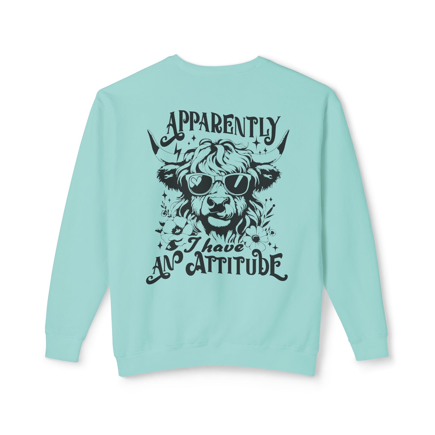 An Attitude 😎Unisex Lightweight Crewneck Sweatshirt