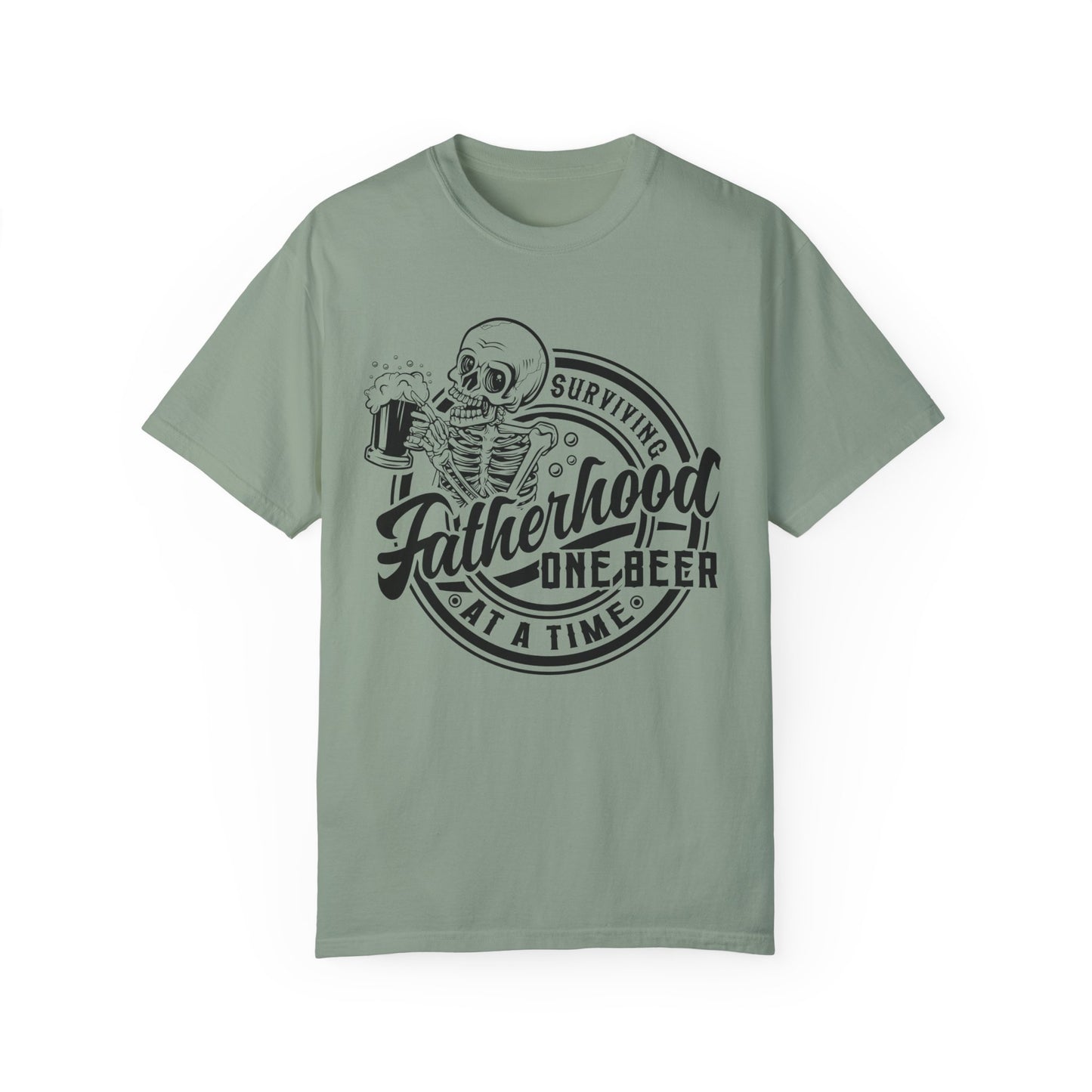 Fatherhood Surviving🍺Unisex Garment-Dyed T-shirt