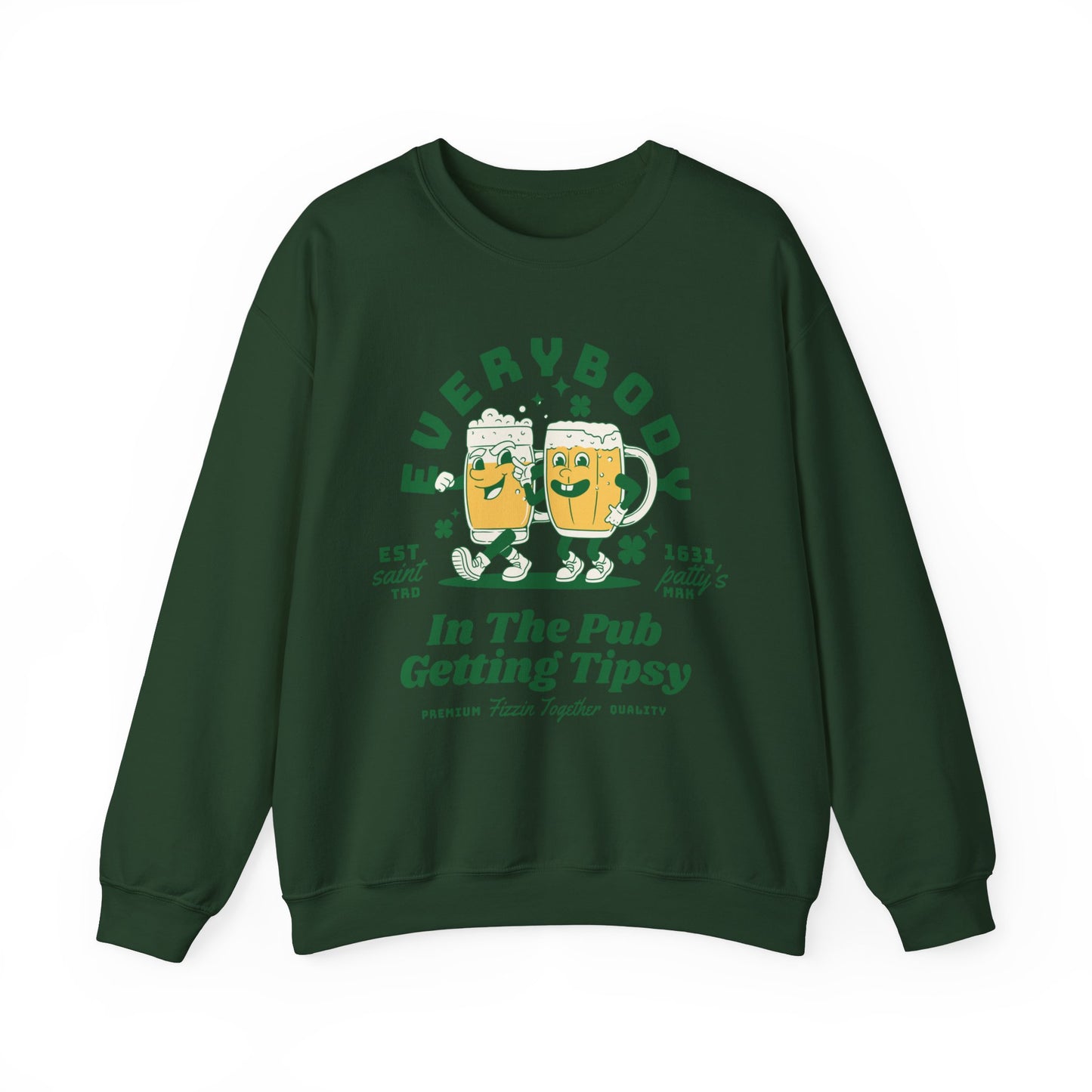 Everybody Getting Tipsy 🍀Unisex Heavy Blend™ Crewneck Sweatshirt