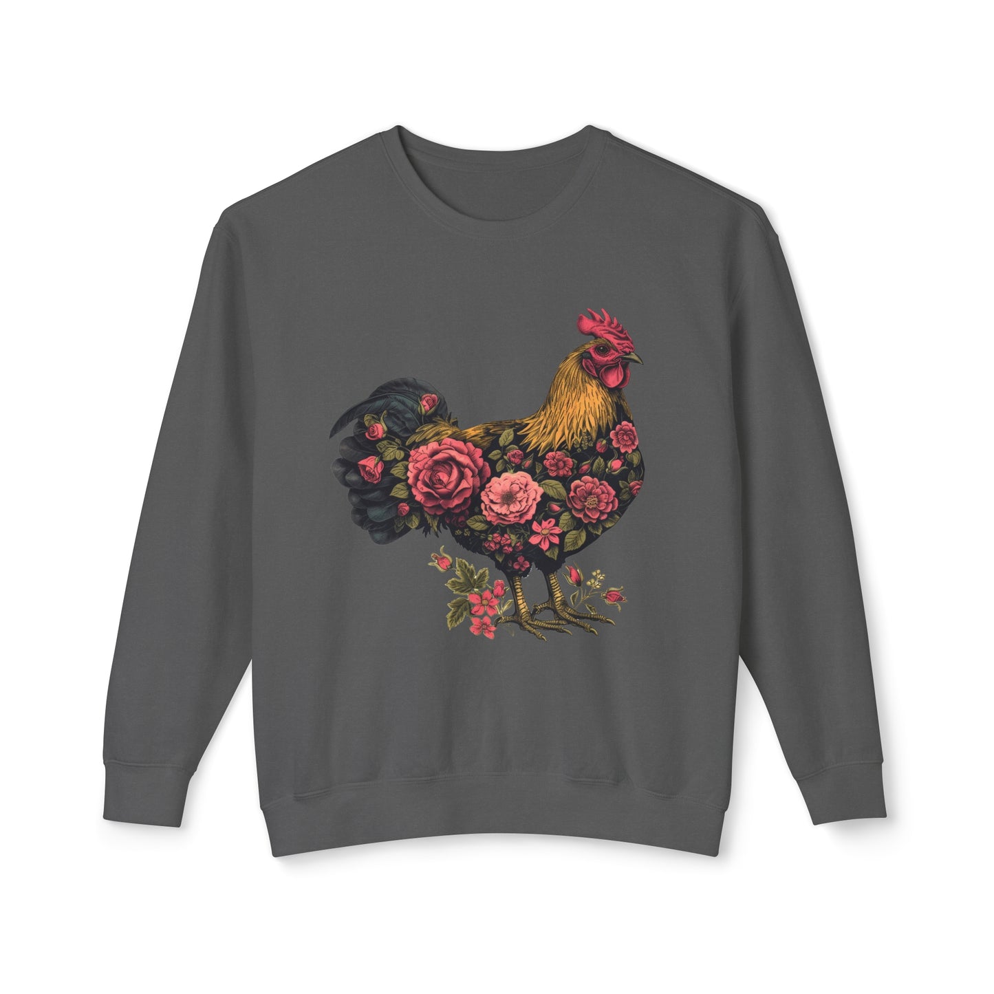 She'll Peck You in the Face 🐔 Unisex Lightweight Crewneck Sweatshirt