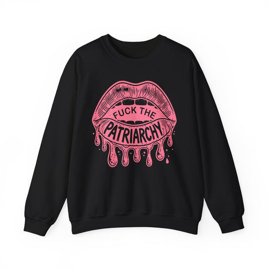 F* the Patriarchy 👄Unisex Heavy Blend™ Crewneck Sweatshirt