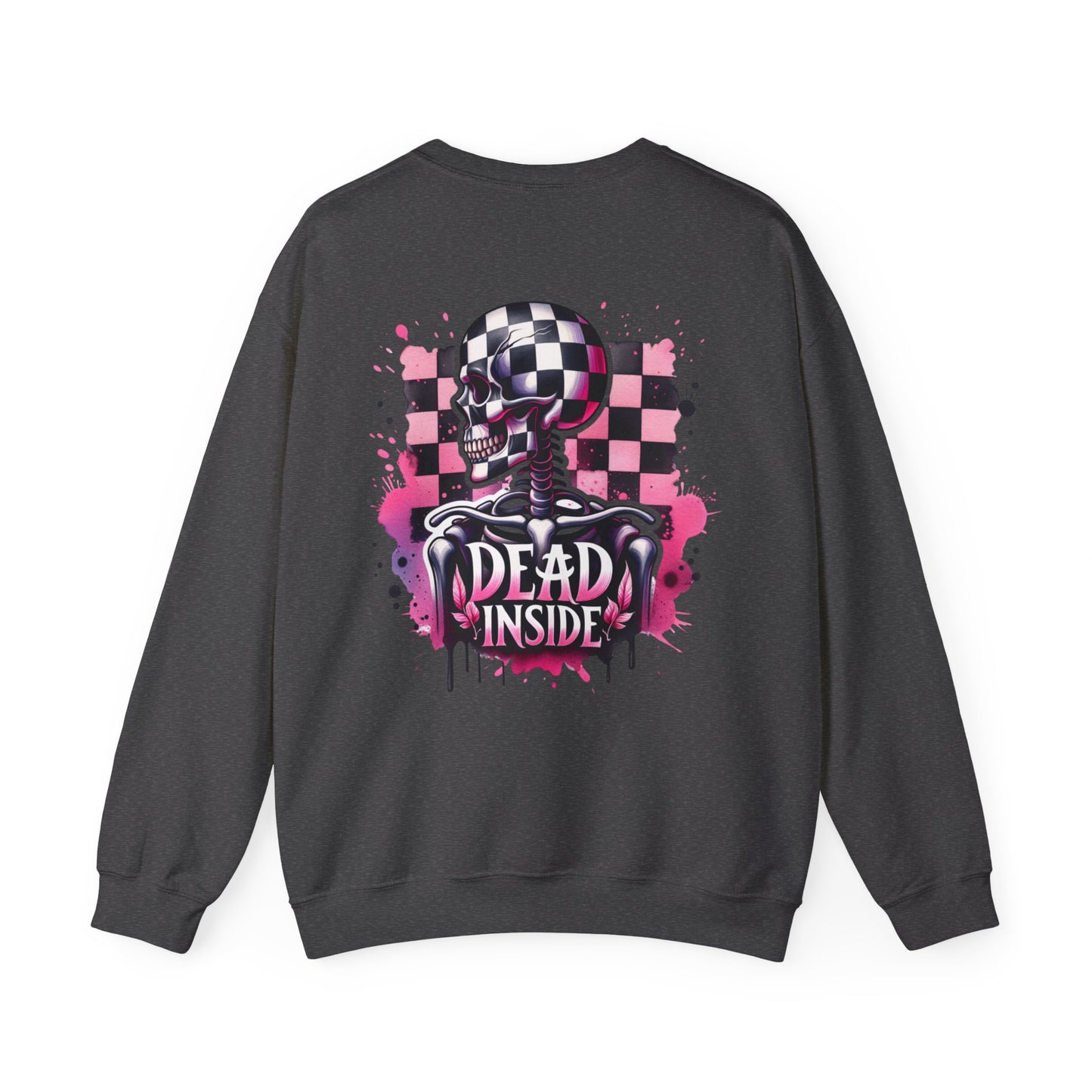 Dead Inside 💀Unisex Heavy Blend™ Crewneck Sweatshirt