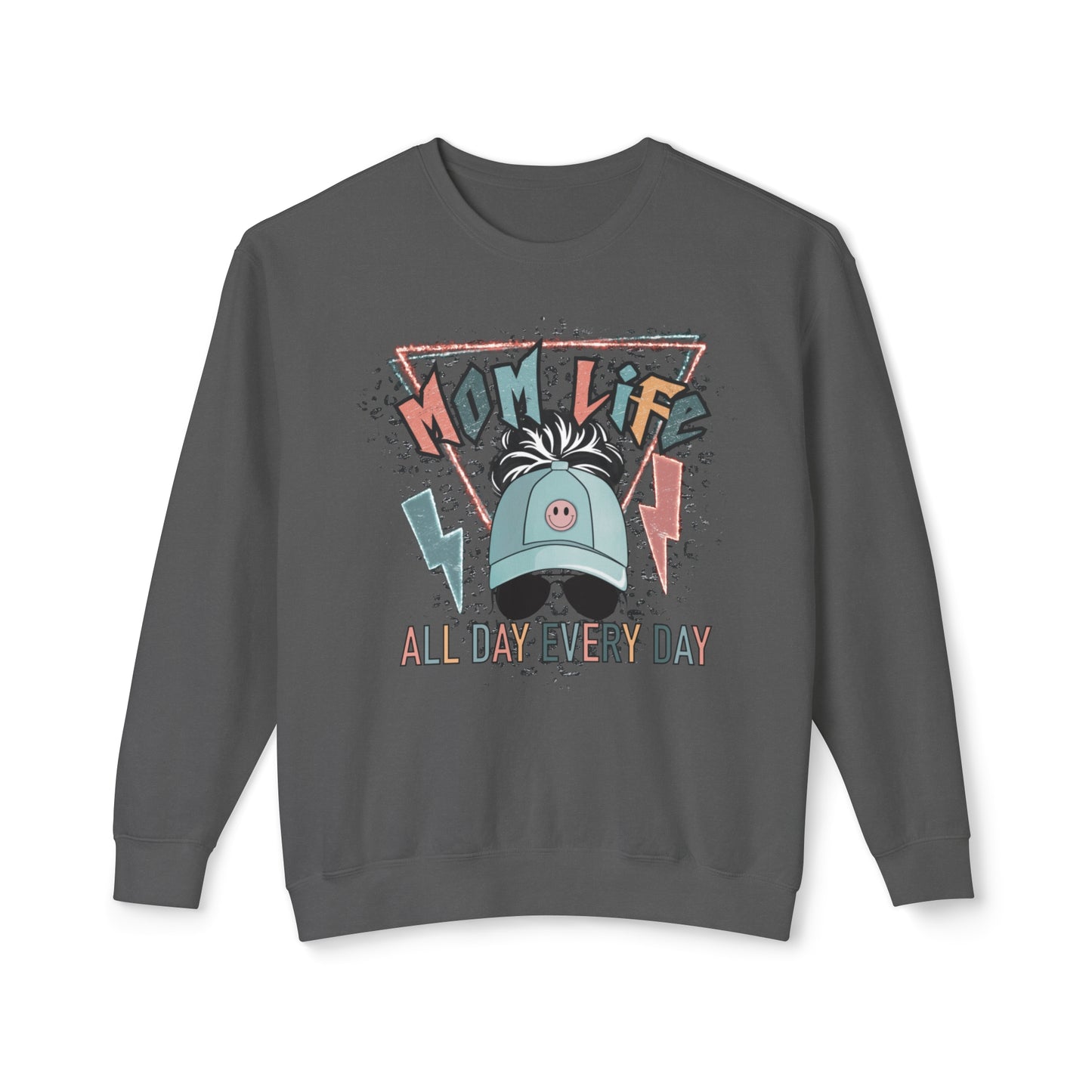 Mom Life 🌟Unisex Lightweight Crewneck Sweatshirt