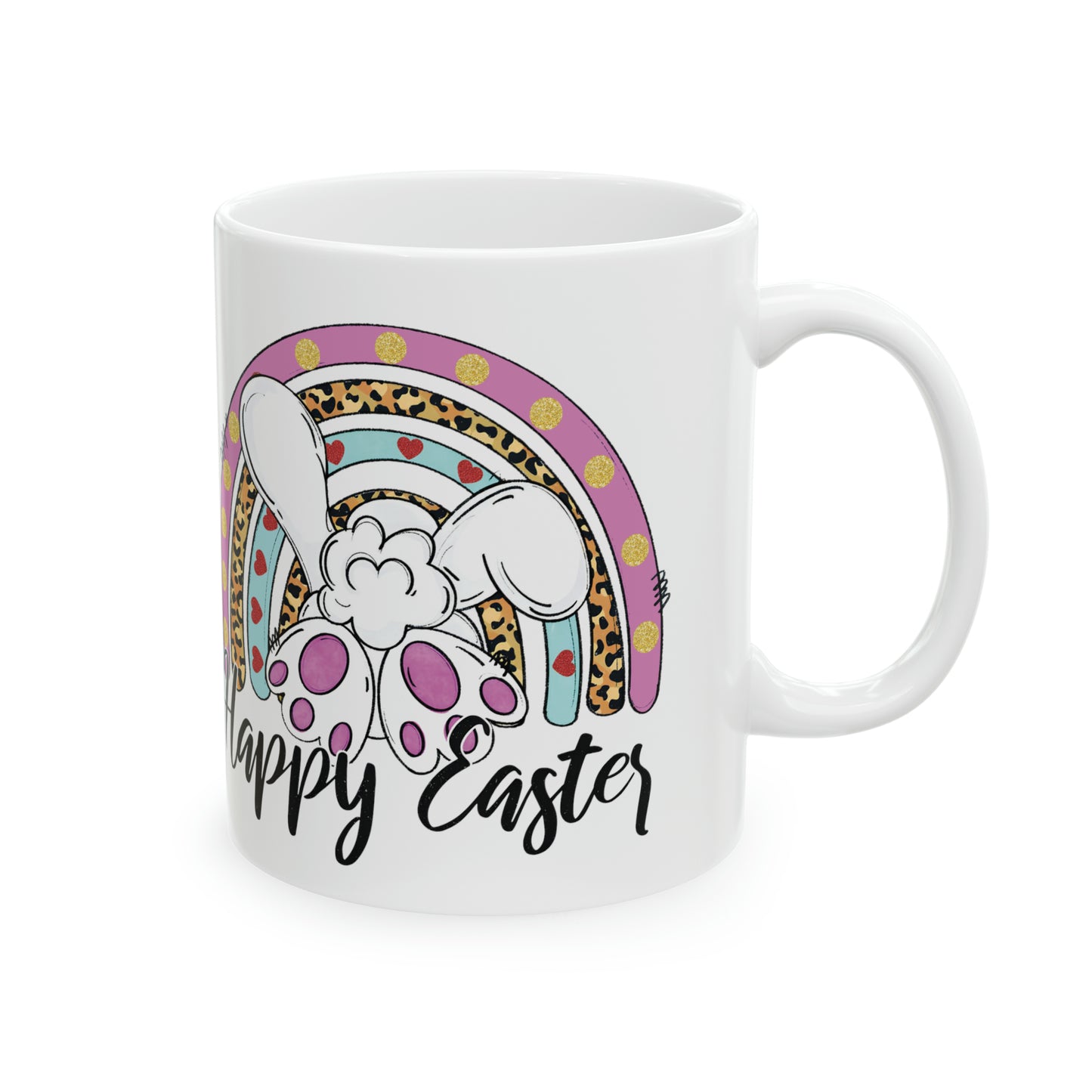 Happy Easter 🐰Ceramic Mug, 11oz