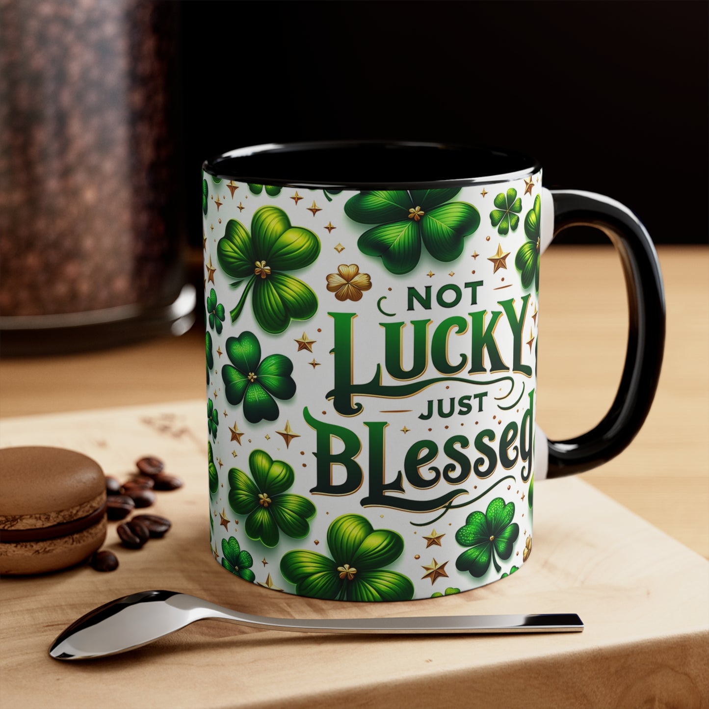 Blessed 🍀Accent Coffee Mug, 11oz