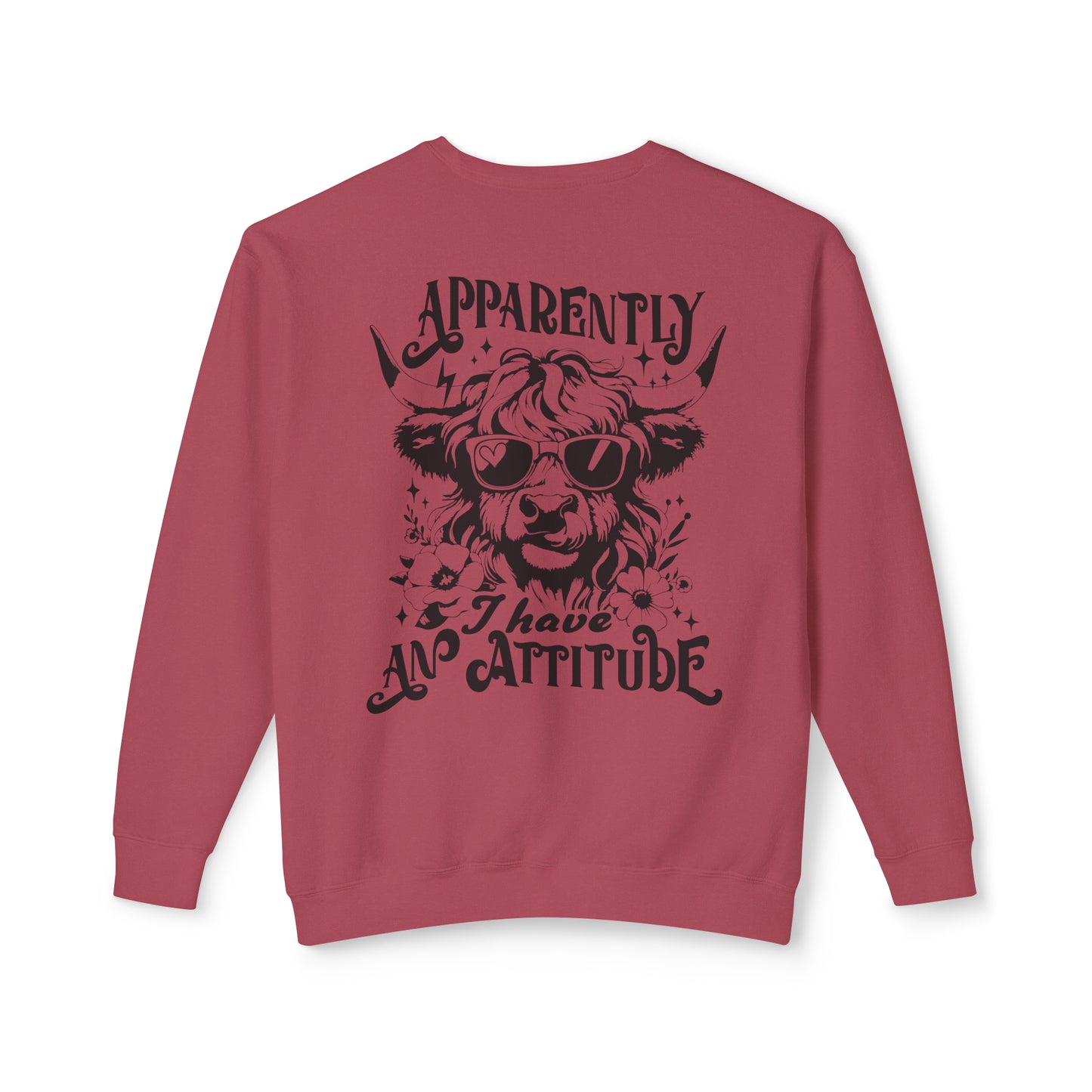 An Attitude 😎Unisex Lightweight Crewneck Sweatshirt