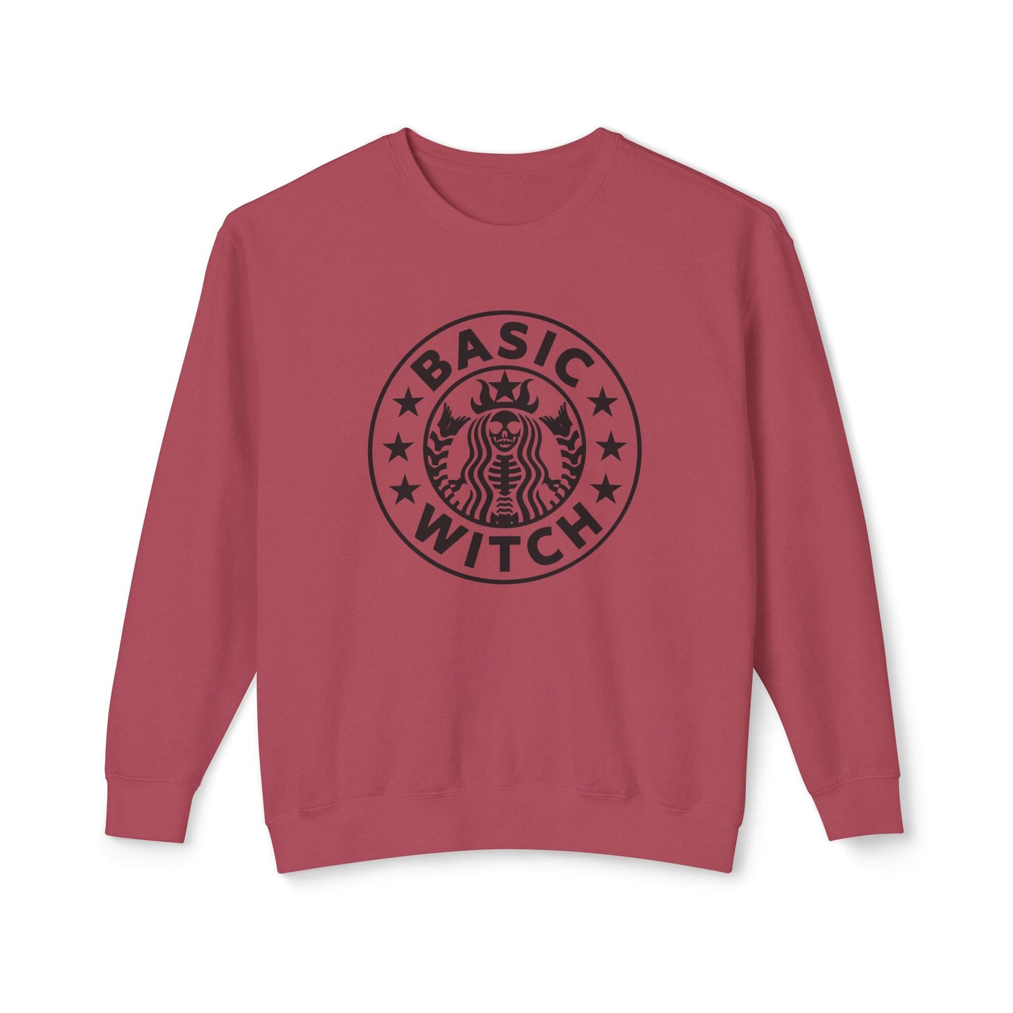 Cozy Basic Witch 🧙‍♀️Unisex Lightweight Crewneck Sweatshirt