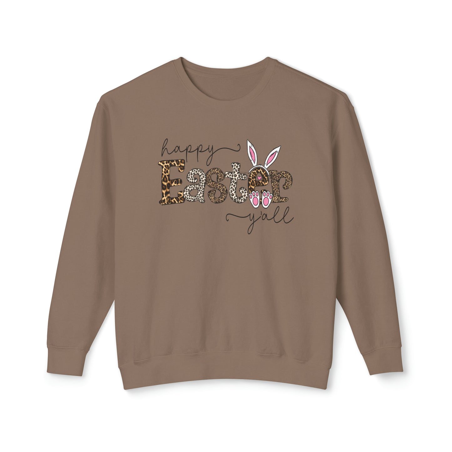 Happy Easter Yall 🐰Unisex Lightweight Crewneck Sweatshirt