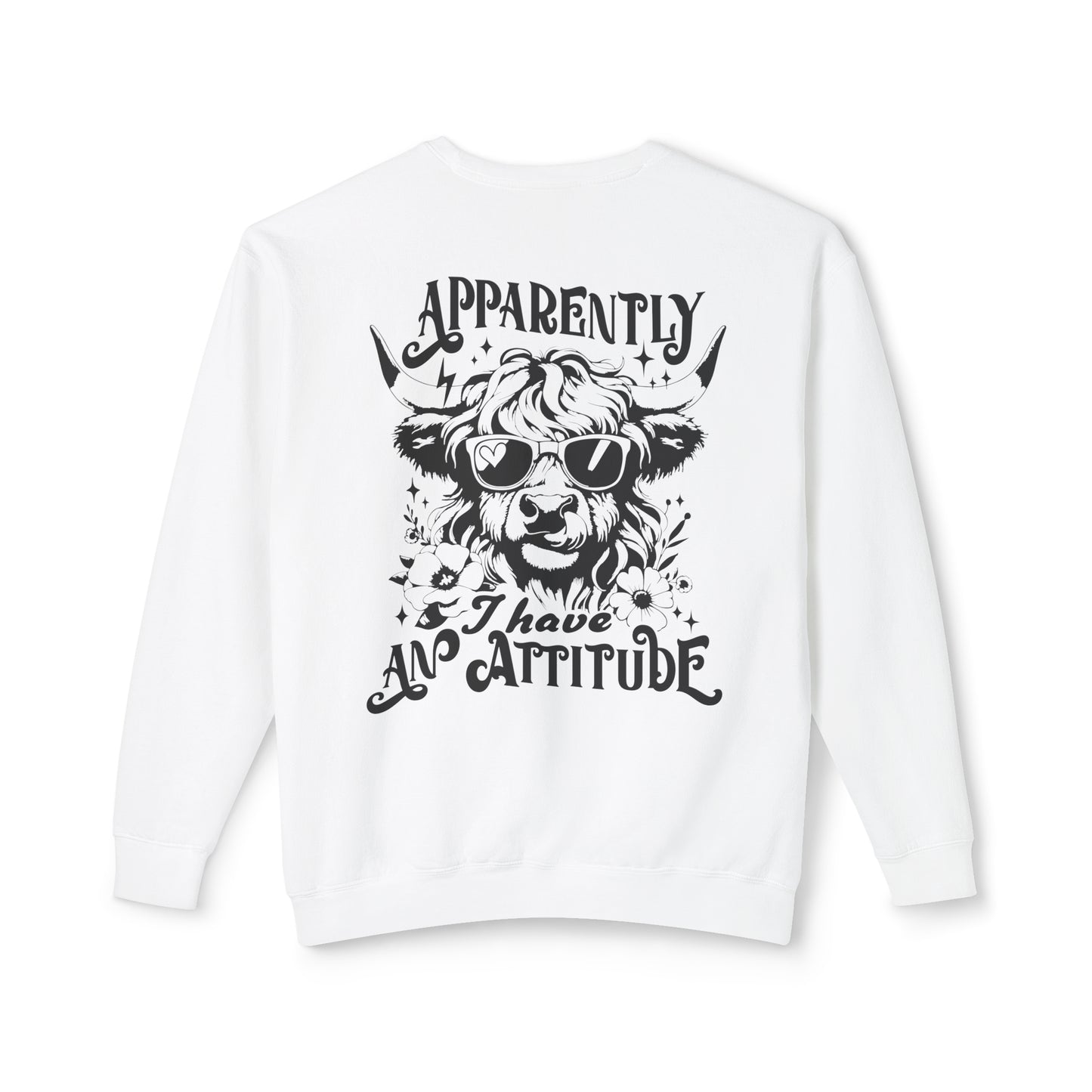 An Attitude 😎Unisex Lightweight Crewneck Sweatshirt