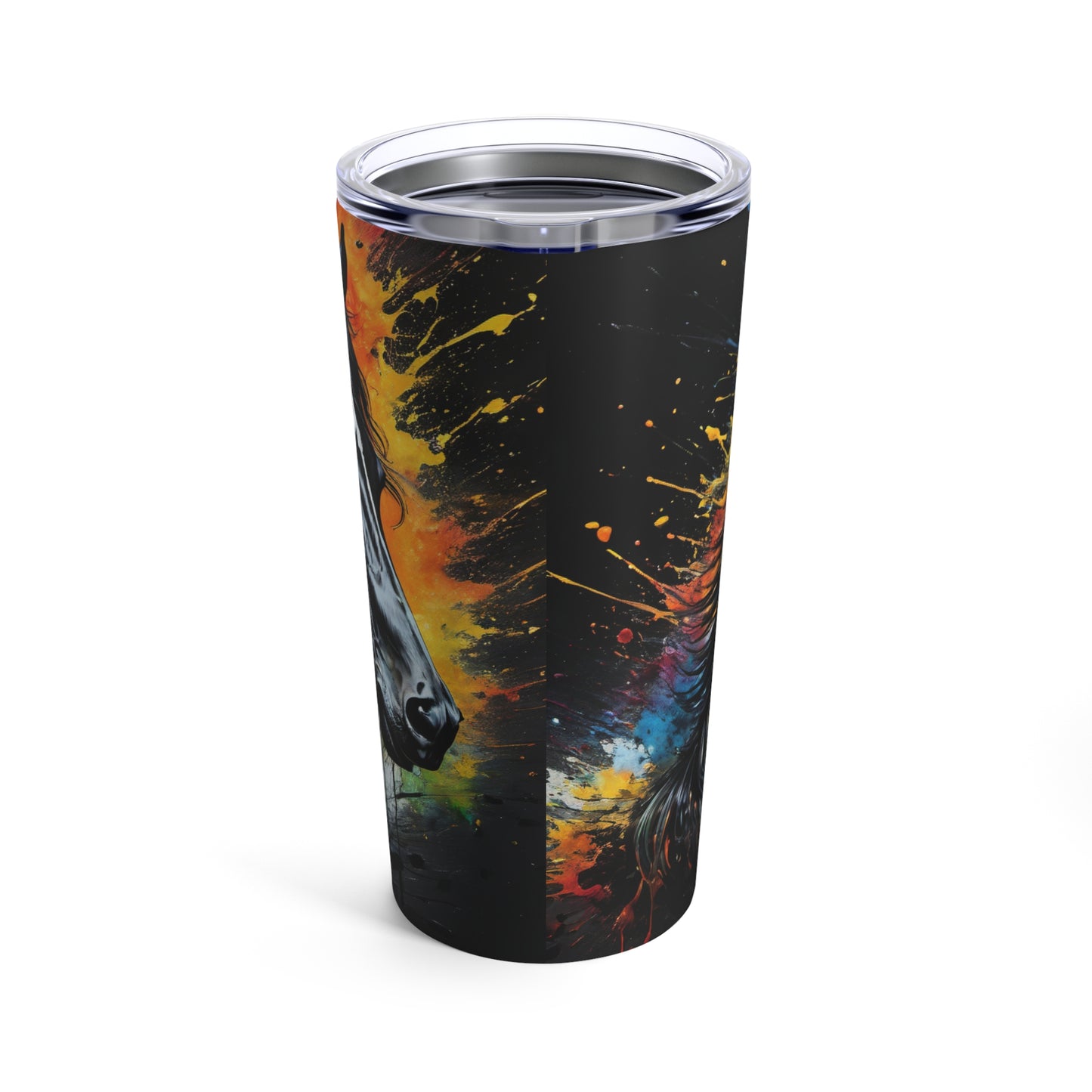 Beautiful Black Horse 🐴Tumbler 20oz