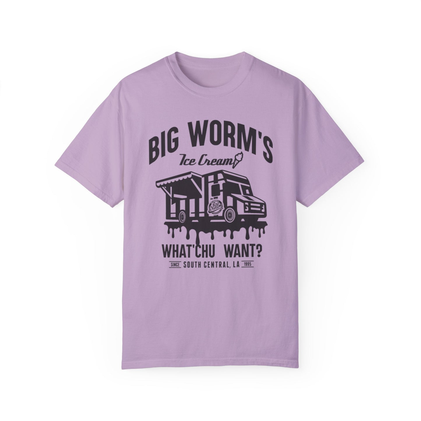 Big Worm Ice Cream 🍦Unisex Garment-Dyed T-shirt