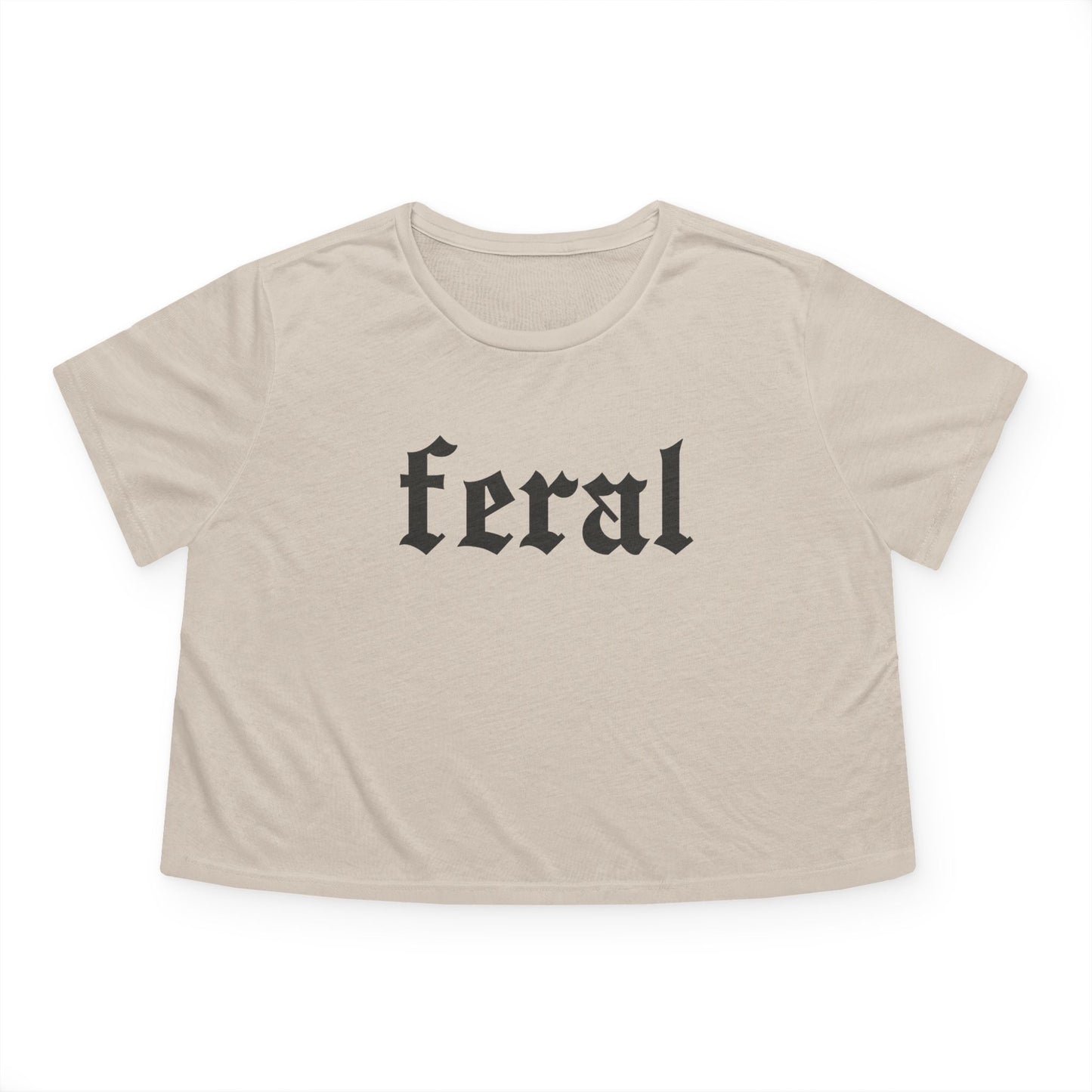 Feral 🌿Women's Flowy Cropped Tee
