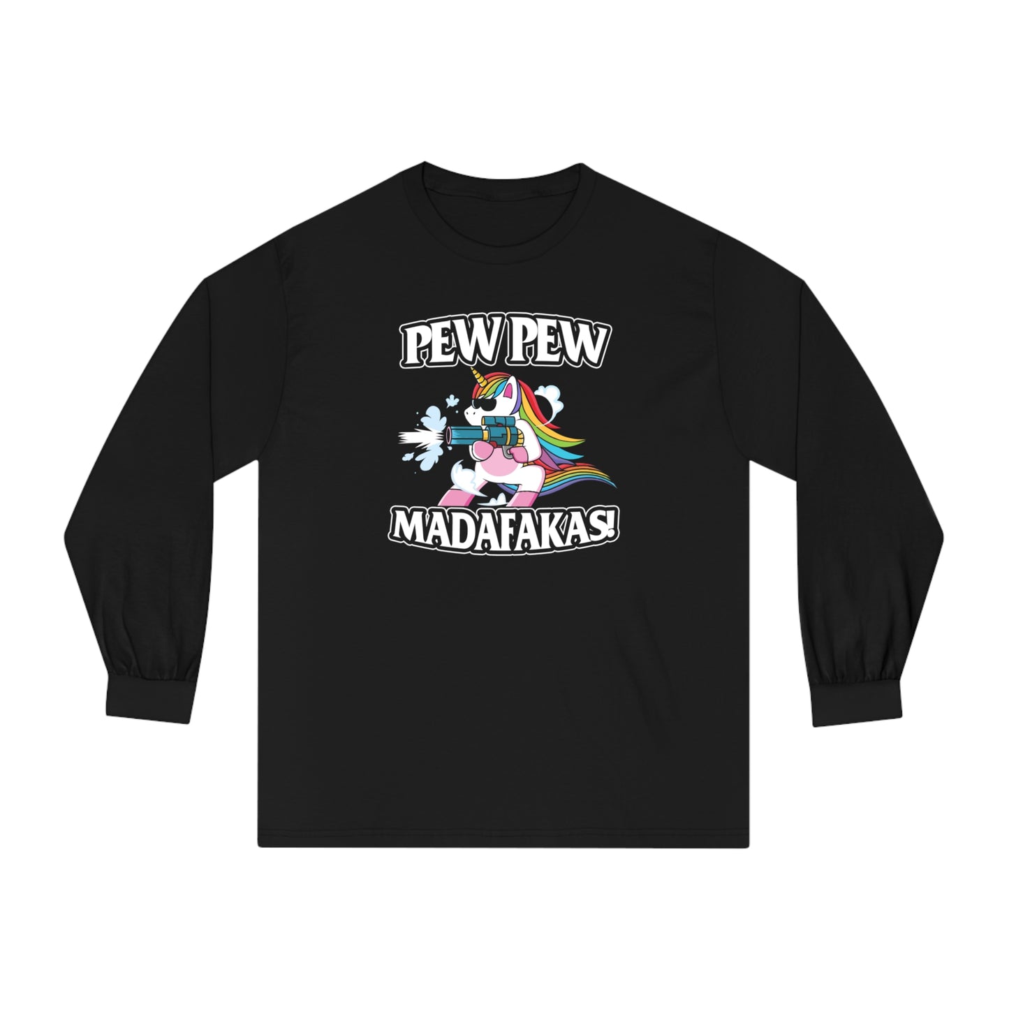 Pew Pew 🦄Unisex Classic Long Sleeve T-Shirt