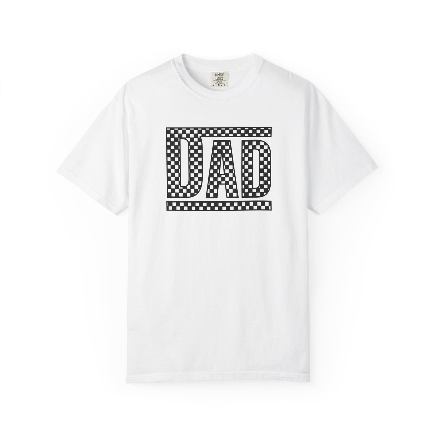 Checkered DAD🖤🤍  Unisex Garment-Dyed T-shirt